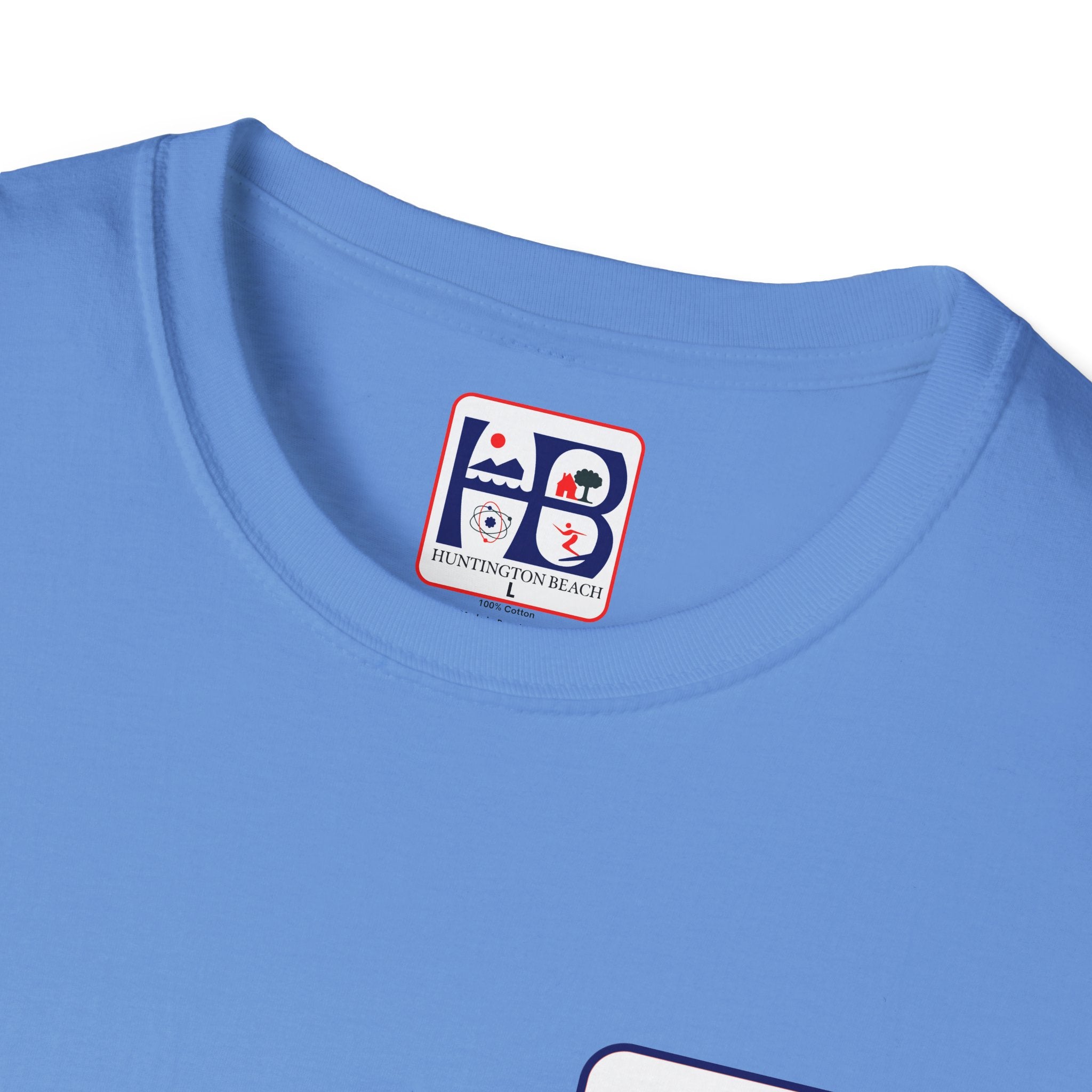 Huntington Beach Retro Logo T-Shirt — HB Surf & Sunset Tee (printed 3 side)