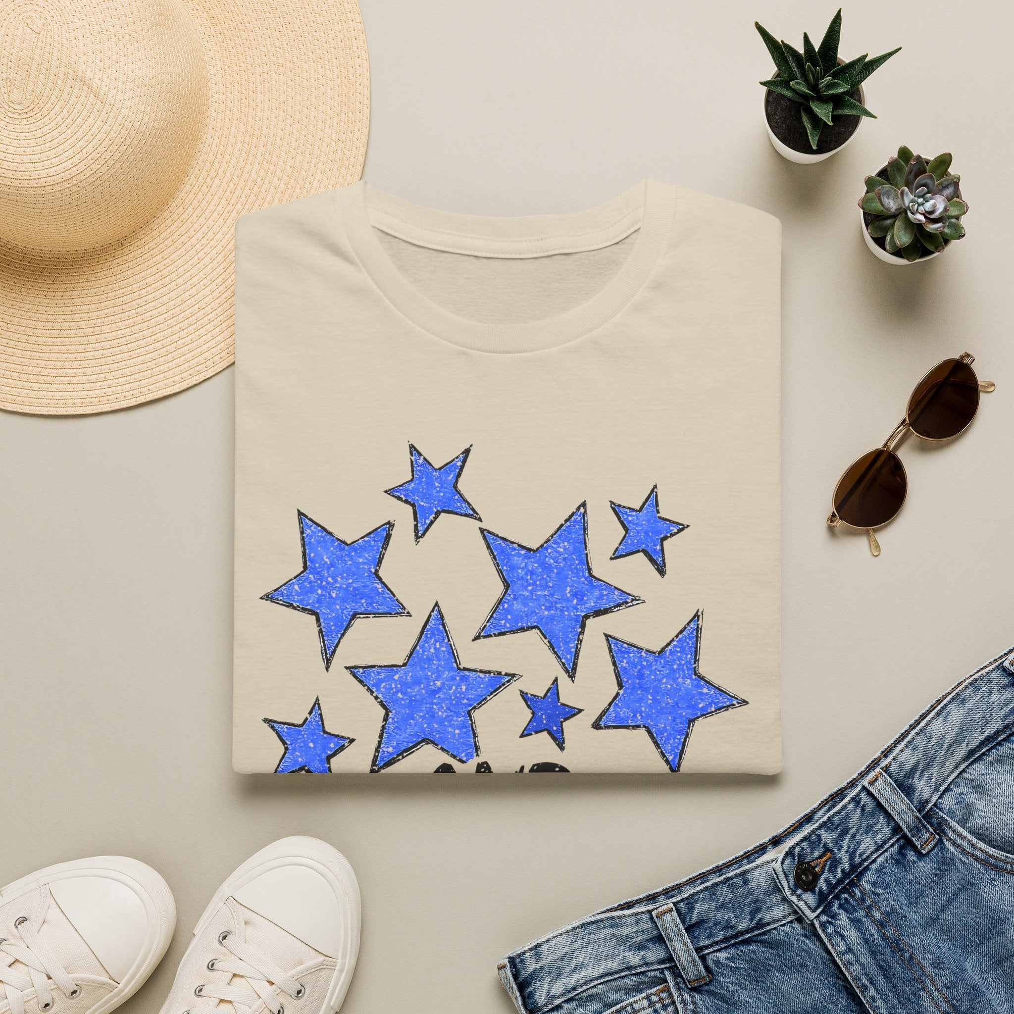 Stars and Stripes T-Shirt — Flag Graphic Patriotic Tee