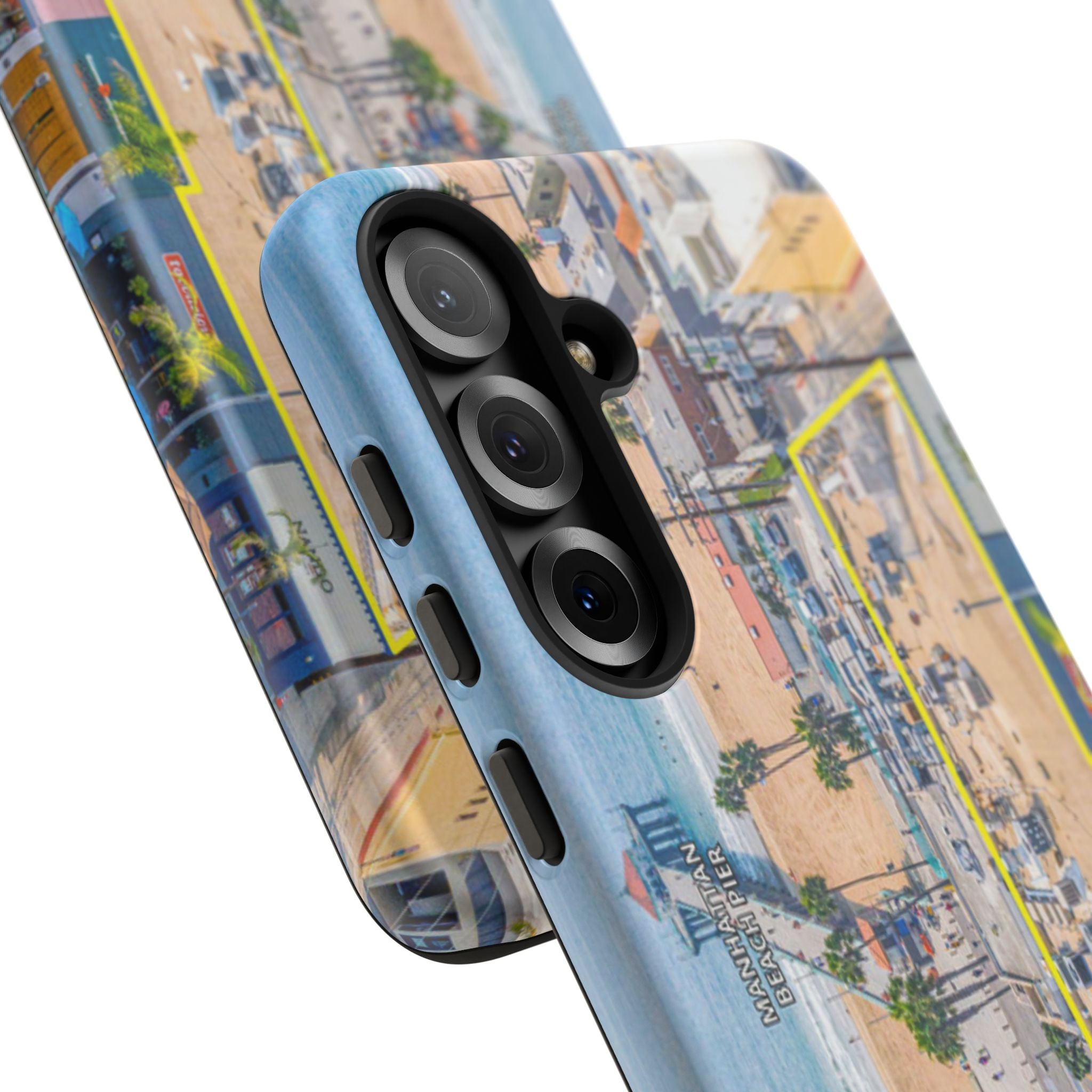 Phone Cases, Manhattan Beach California iPhone Samsung Google Tough Cases, Beach Lovers Gifts, Coastal Accessories, Ocean Phone Covers,