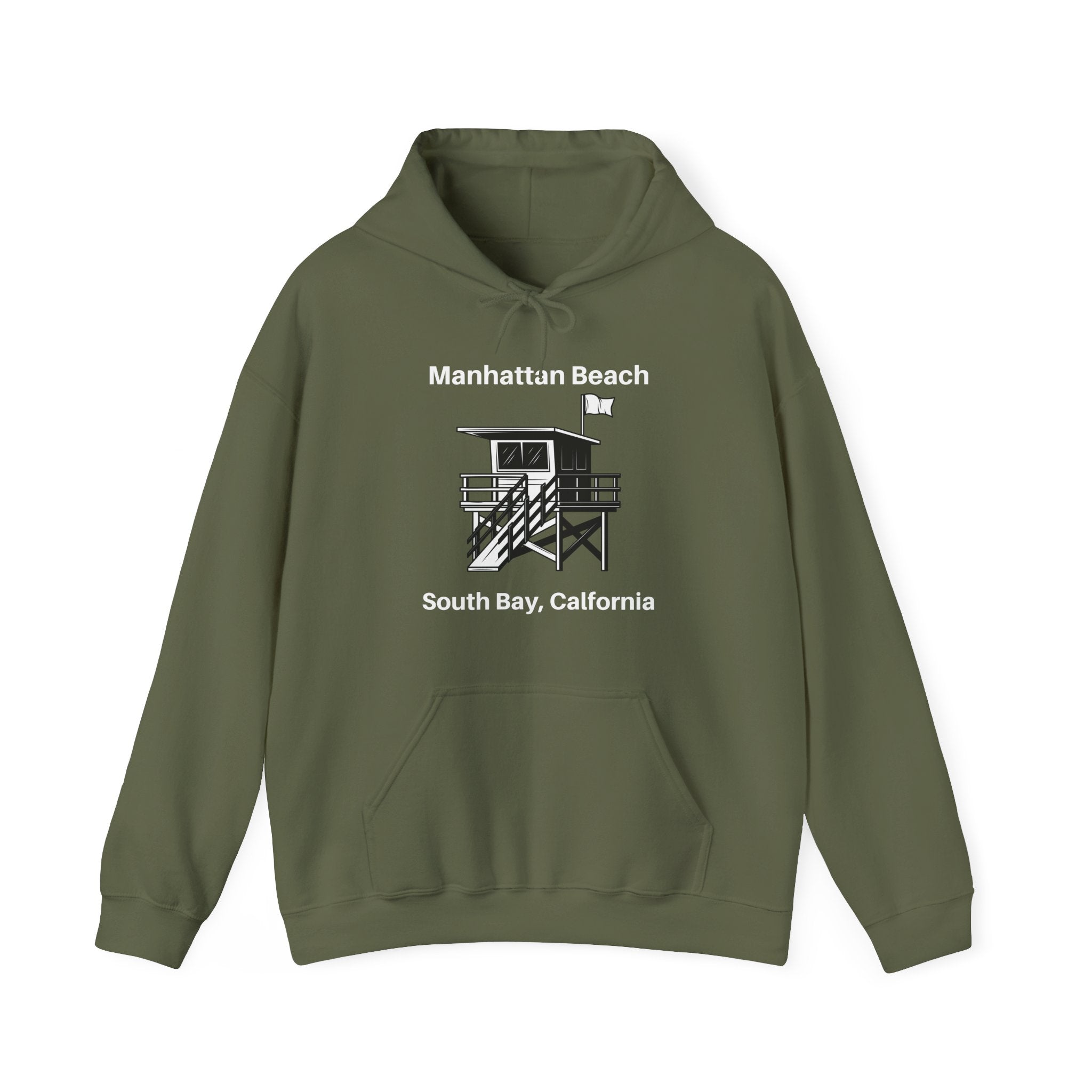 Manhattan Beach South Bay California Unisex Heavy Blend™ Hooded Sweatshirt