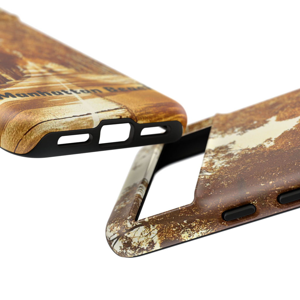 Phone Cases Manhattan Beach Rosecrans Ave Early 60's Tough Cases 90266 California, iPhone Samsung Google Pixel Protective Cover, Vintage