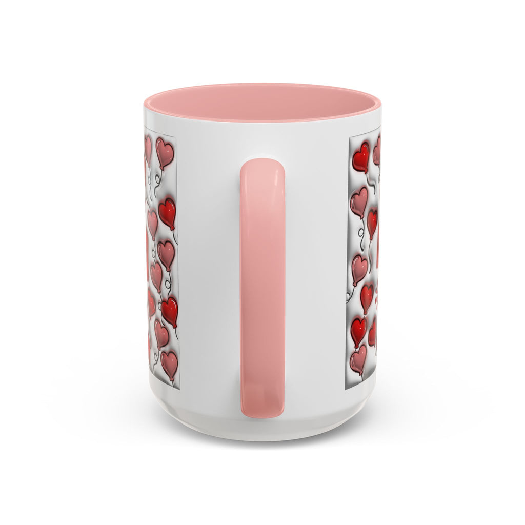 Best Mom Ever Valentines Day Hearts Accent Coffee Mug (11, 15oz)