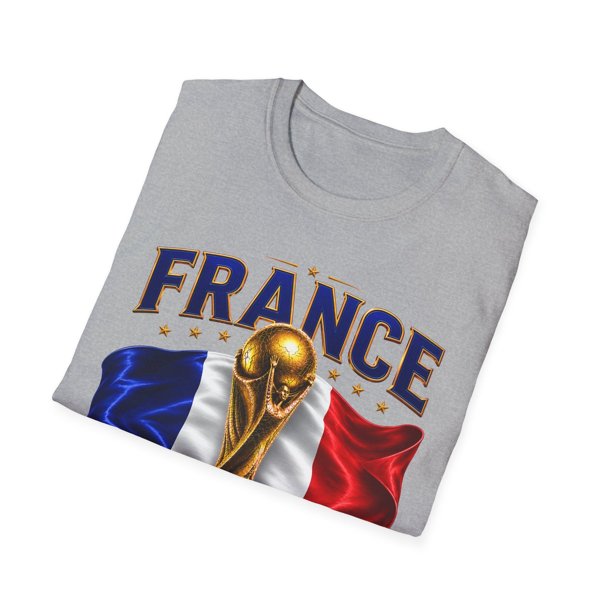 France World Cup 2026 T-Shirt — French Flag & Trophy Soccer Tee