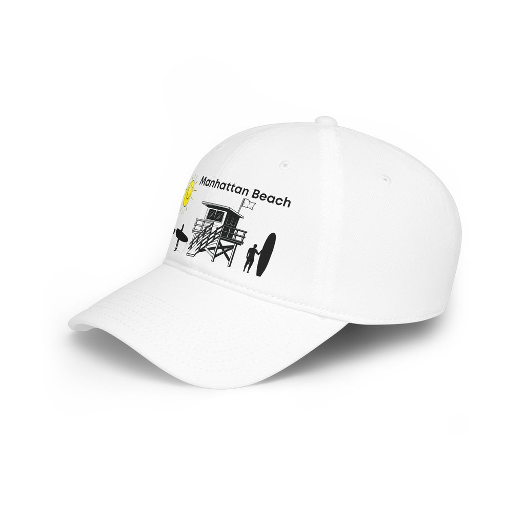 Manhattan Beach Sunshine Low Profile Baseball Cap California