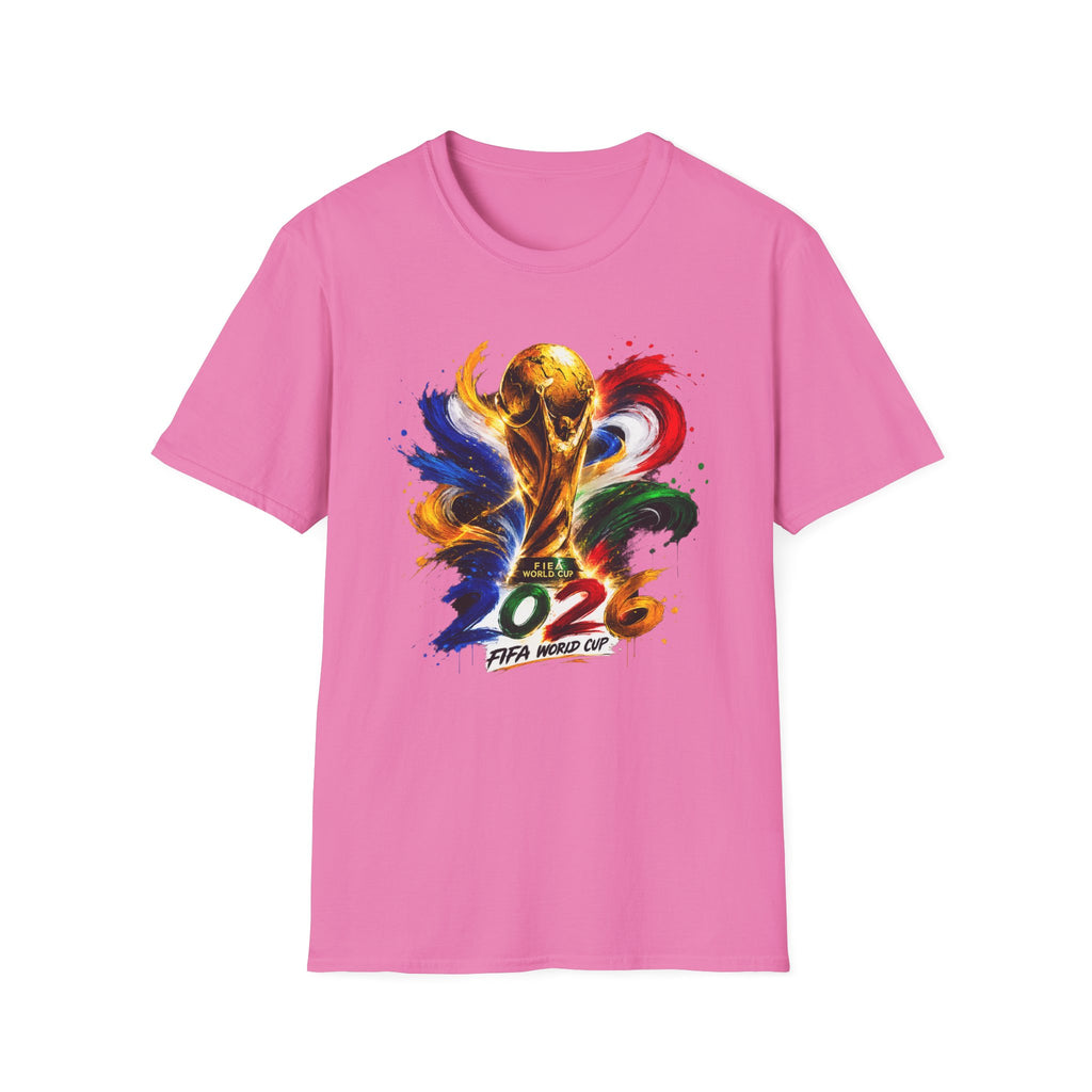 World Cup 2026 T-Shirt — Colorful FIFA Trophy Graphic