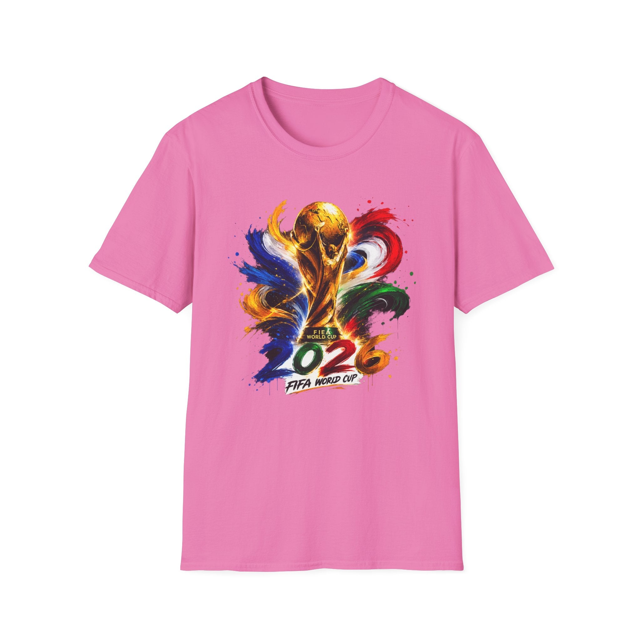World Cup 2026 T-Shirt — Colorful FIFA Trophy Graphic