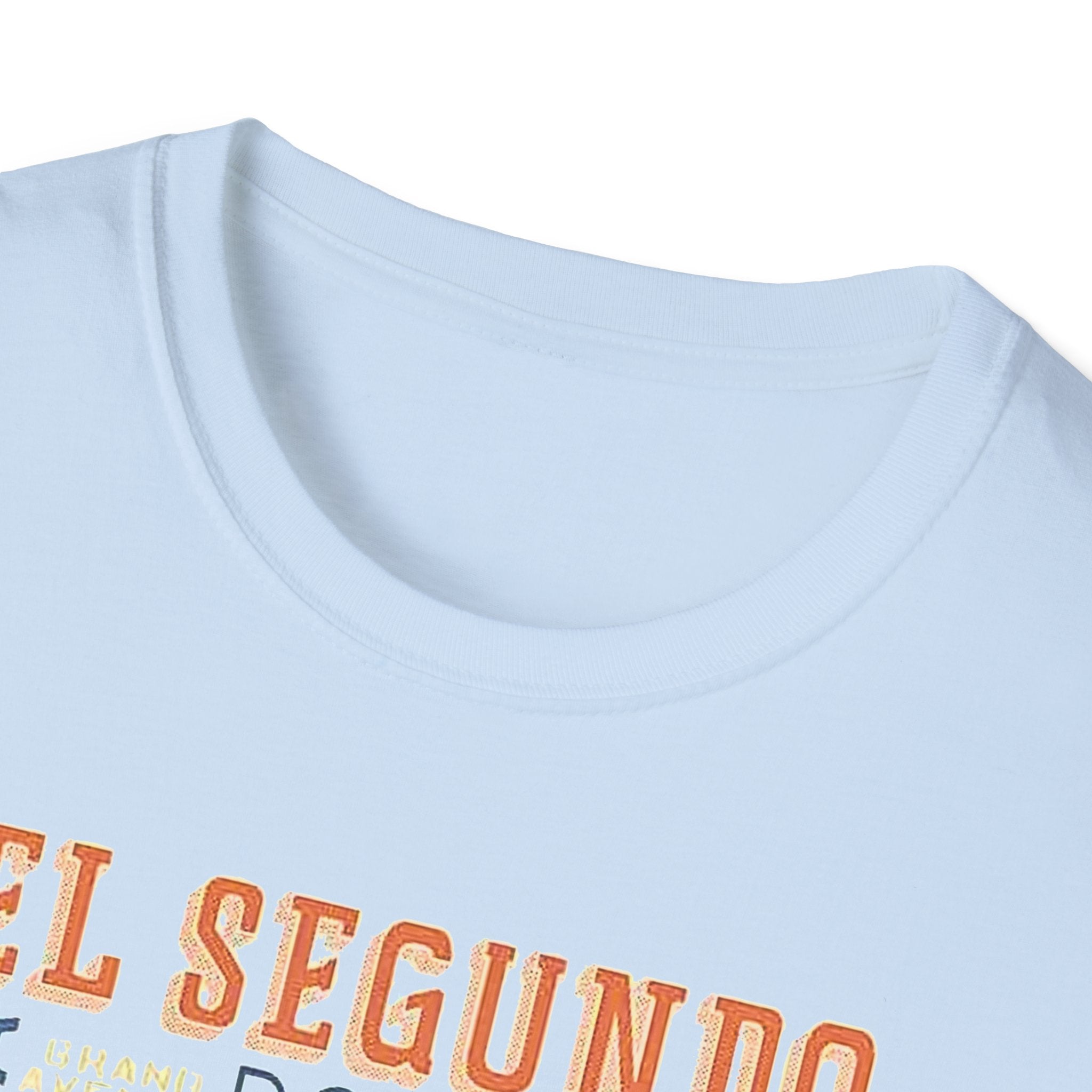El Segundo Typography T-Shirt | Beach Town Landmarks Word Art