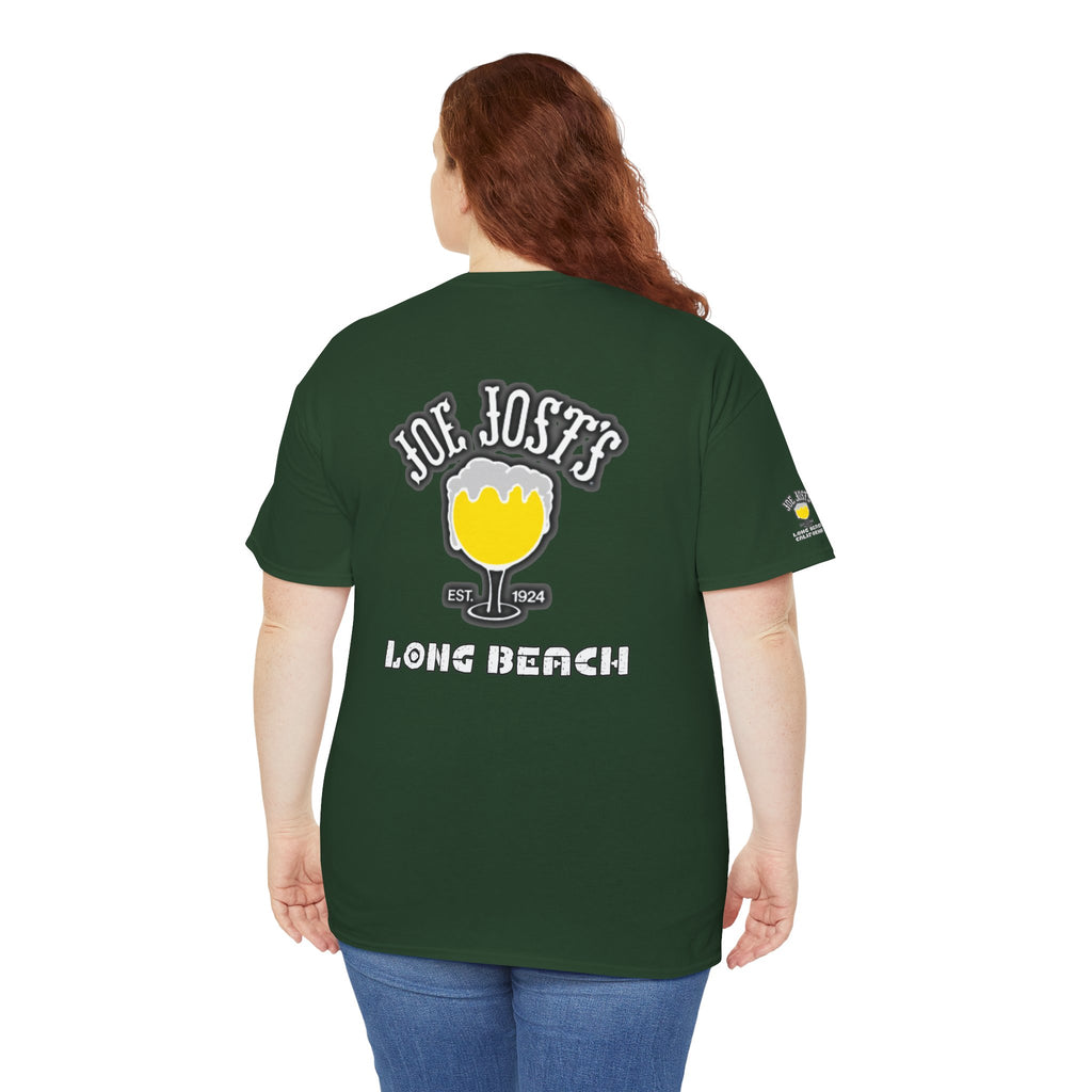 Joe Josts Long Beach California Men's and Woman's Heavy Cotton Tee - Printed 4 Areas