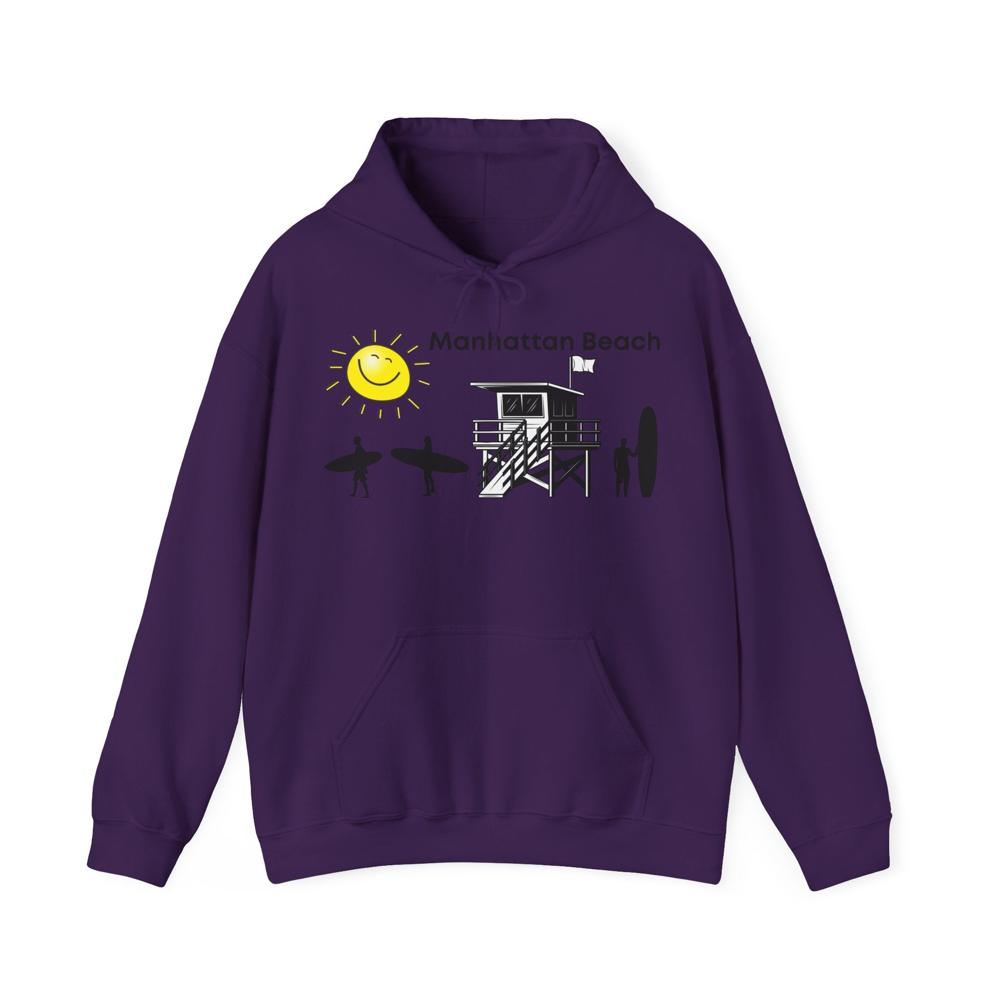 Manhattan Beach California Unisex Heavy Blend™ Hooded Sweatshirt