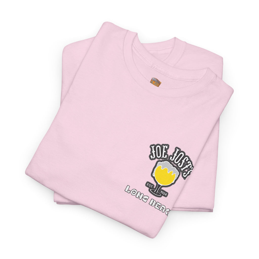 Joe Josts Long Beach California Men's and Woman's Heavy Cotton Tee - Printed 4 Areas