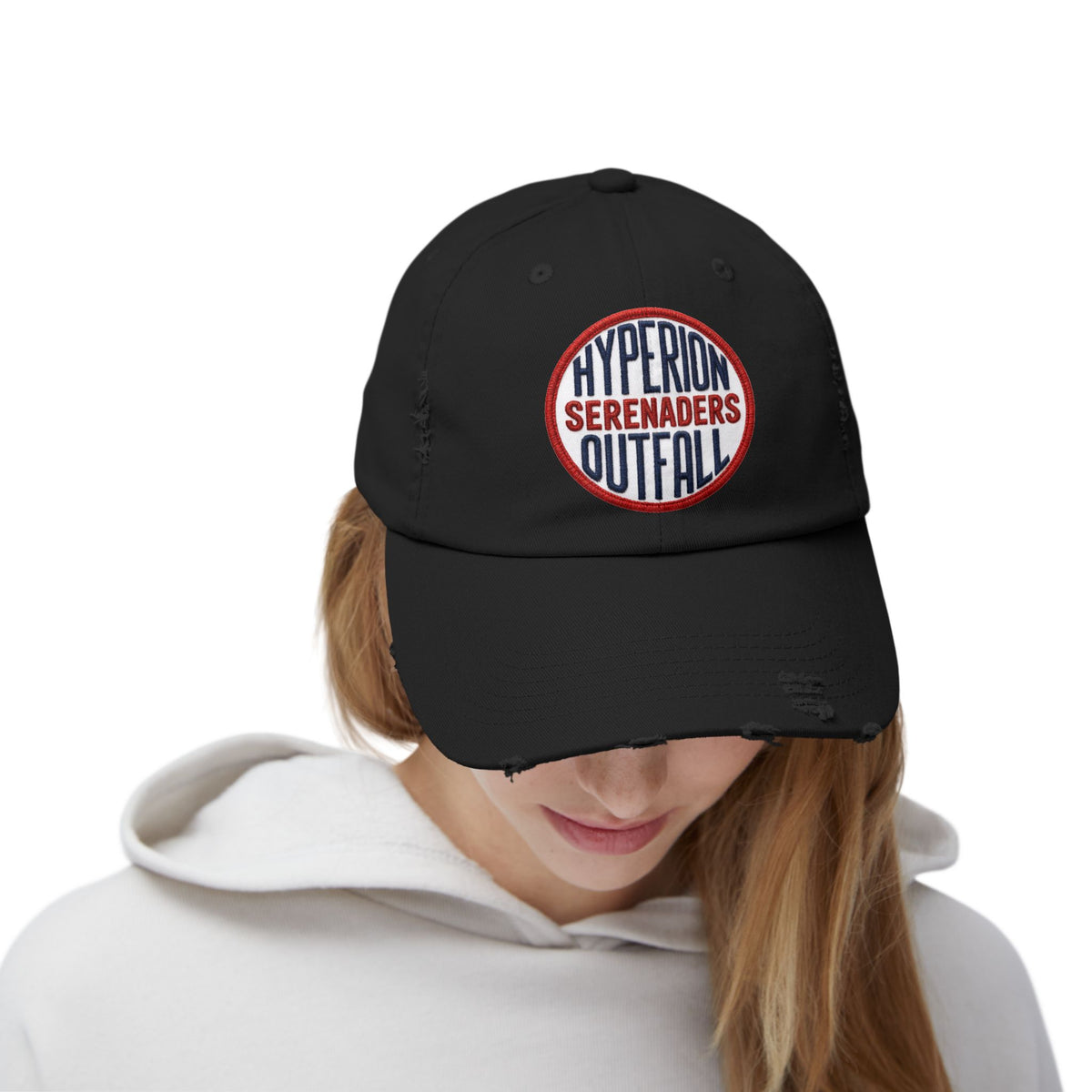 Distressed Cap — "Hyperion Outfall Serenaders" Manhattan Beach Patch Hat