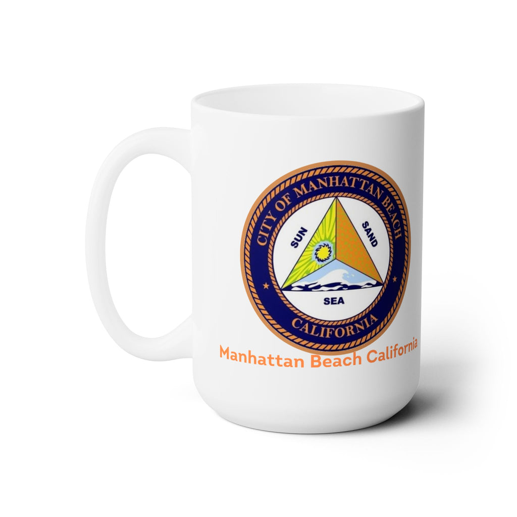 Manhattan Beach California Ceramic Mug 15oz