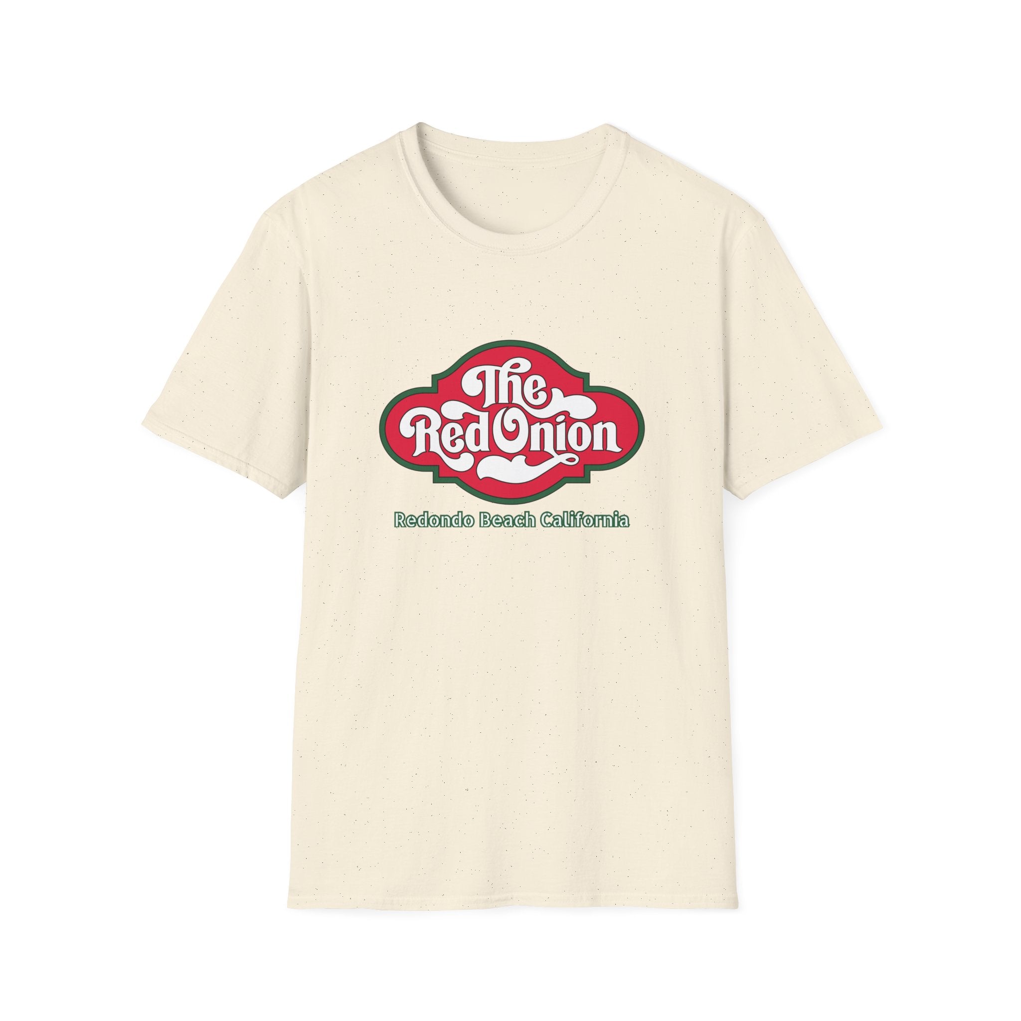 Red Onion Redondo Beach California  Restaurant  Retro Tee, Soft Cotton Shirt, Casual Vintage T-Shirt #OldSouthBay.com
