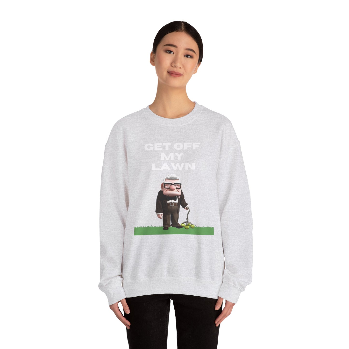 GET OFF My Lawn Unisex Heavy Blend Crewneck Sweatshirt