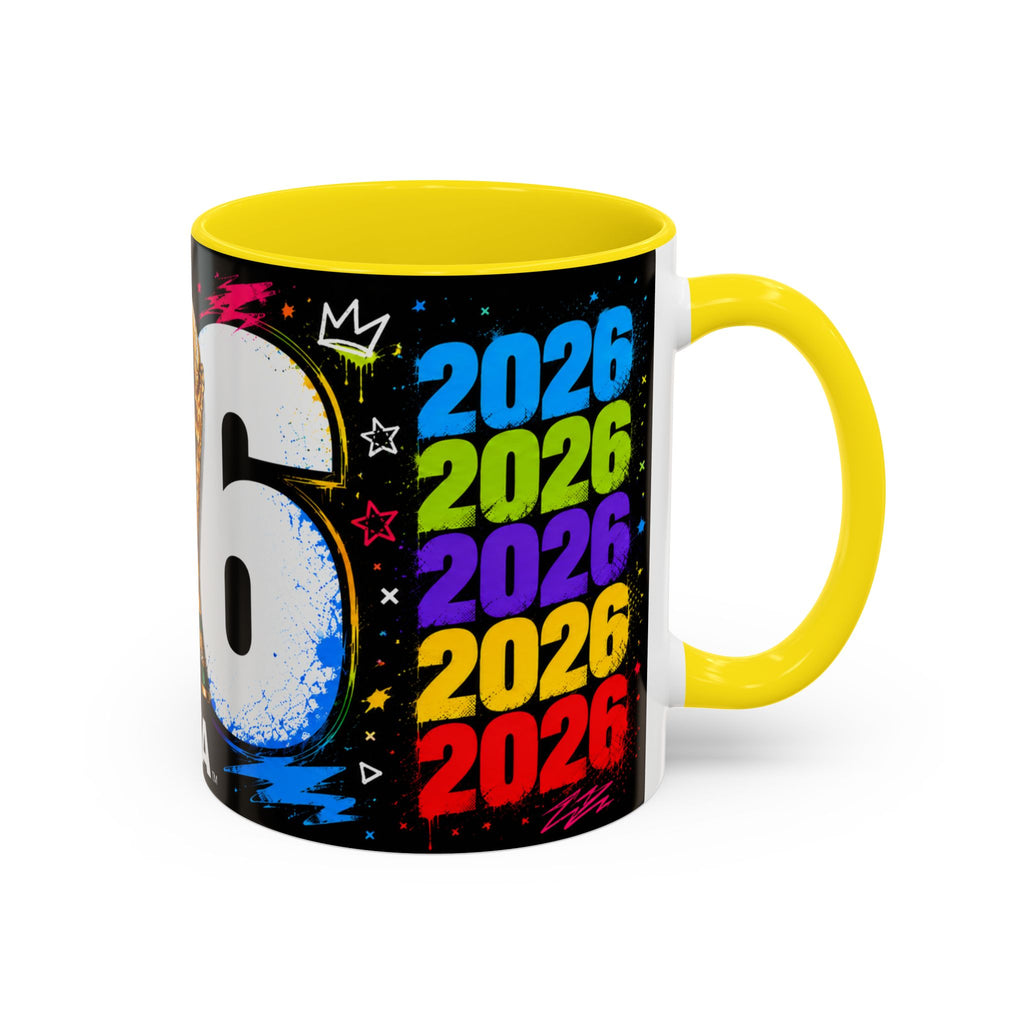 2026 FIFA World Cup Coffee Mug — Colorful Trophy Design (11/15oz)