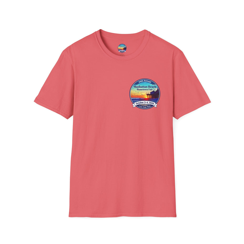 Manhattan Beach Hometown Fair T-Shirt — 54th Annual Sunset Surf Logo (Oct 3-4, 2026)