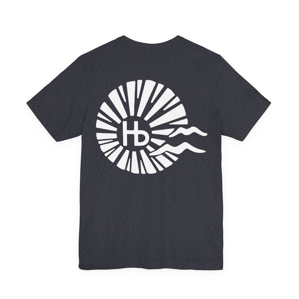 Hermosa Beach Tee — Colorful Front/Back Print Jersey T-Shirt