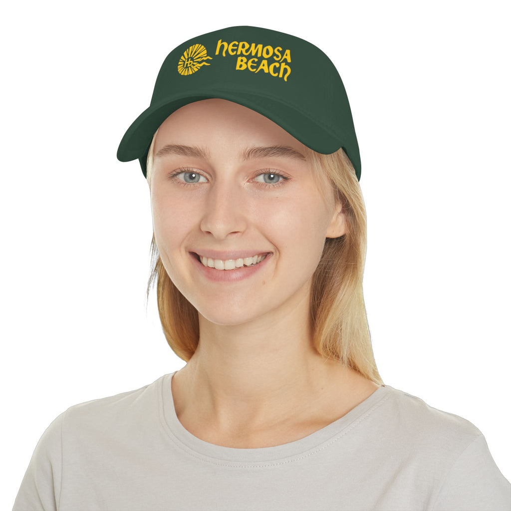 Hermosa Beach California / Low Profile Baseball Cap