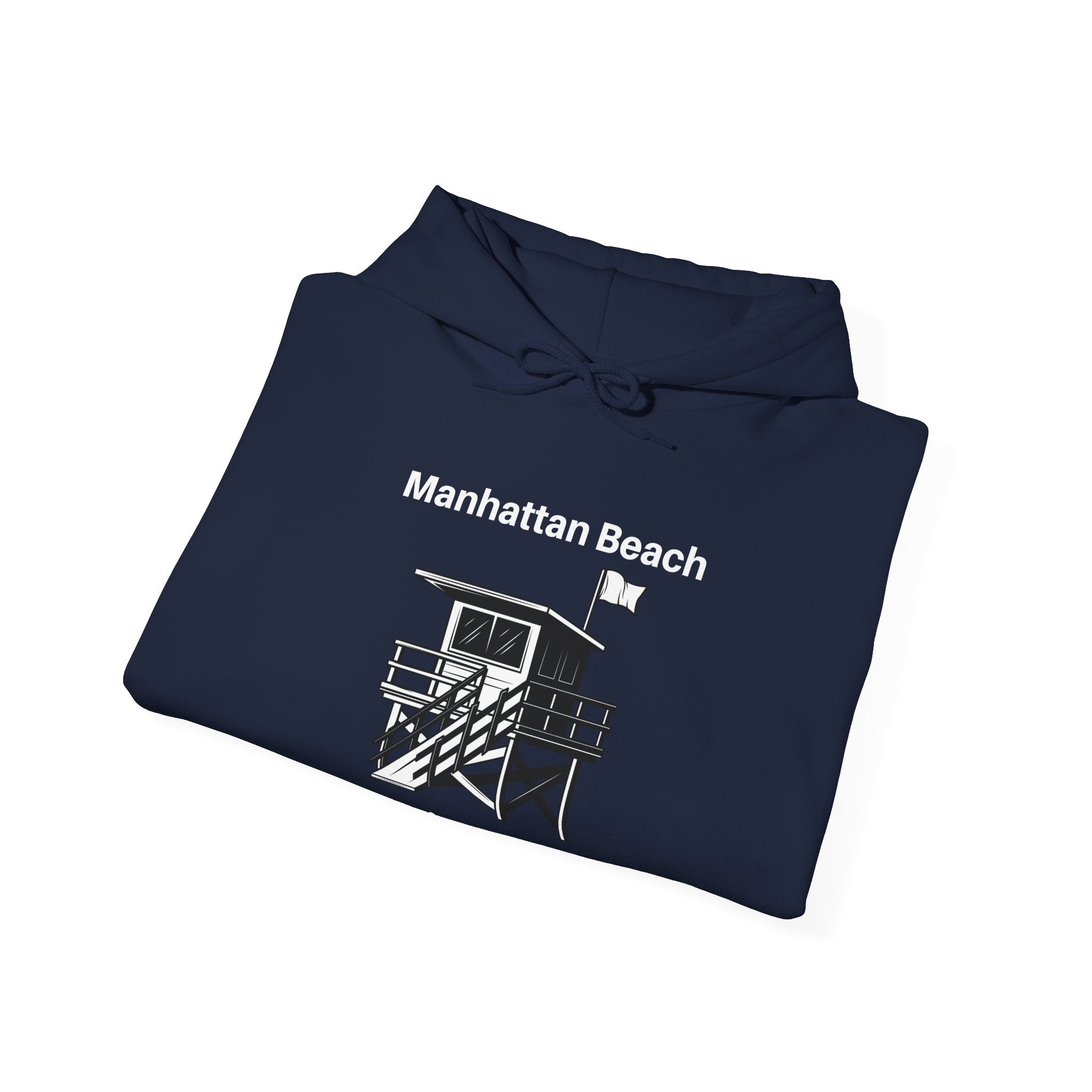 Manhattan Beach California Marine Street Unisex Heavy Blend™ Hooded Sweatshirt