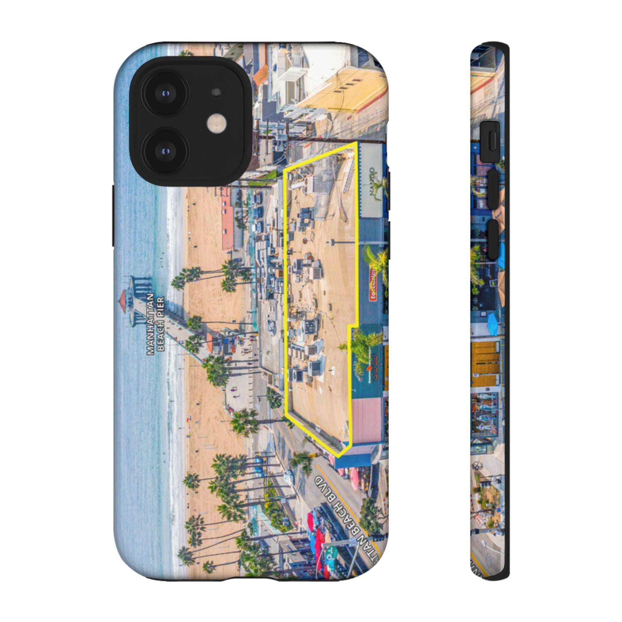 Phone Cases, Manhattan Beach California iPhone Samsung Google Tough Cases, Beach Lovers Gifts, Coastal Accessories, Ocean Phone Covers,