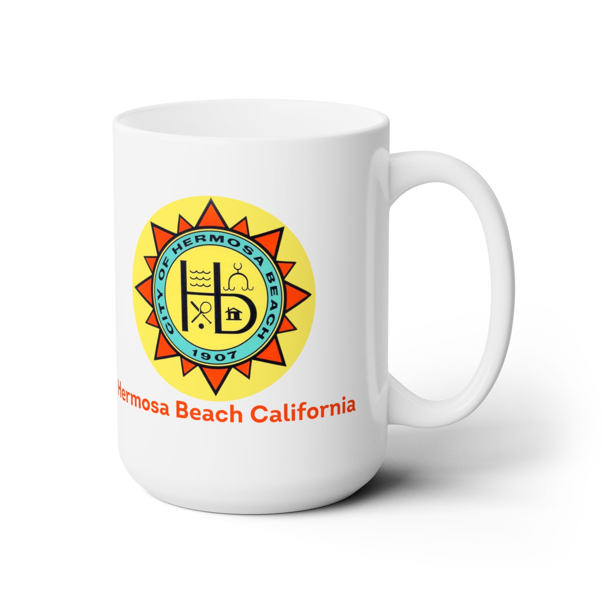 Hermosa Beach California Ceramic Mug 15oz