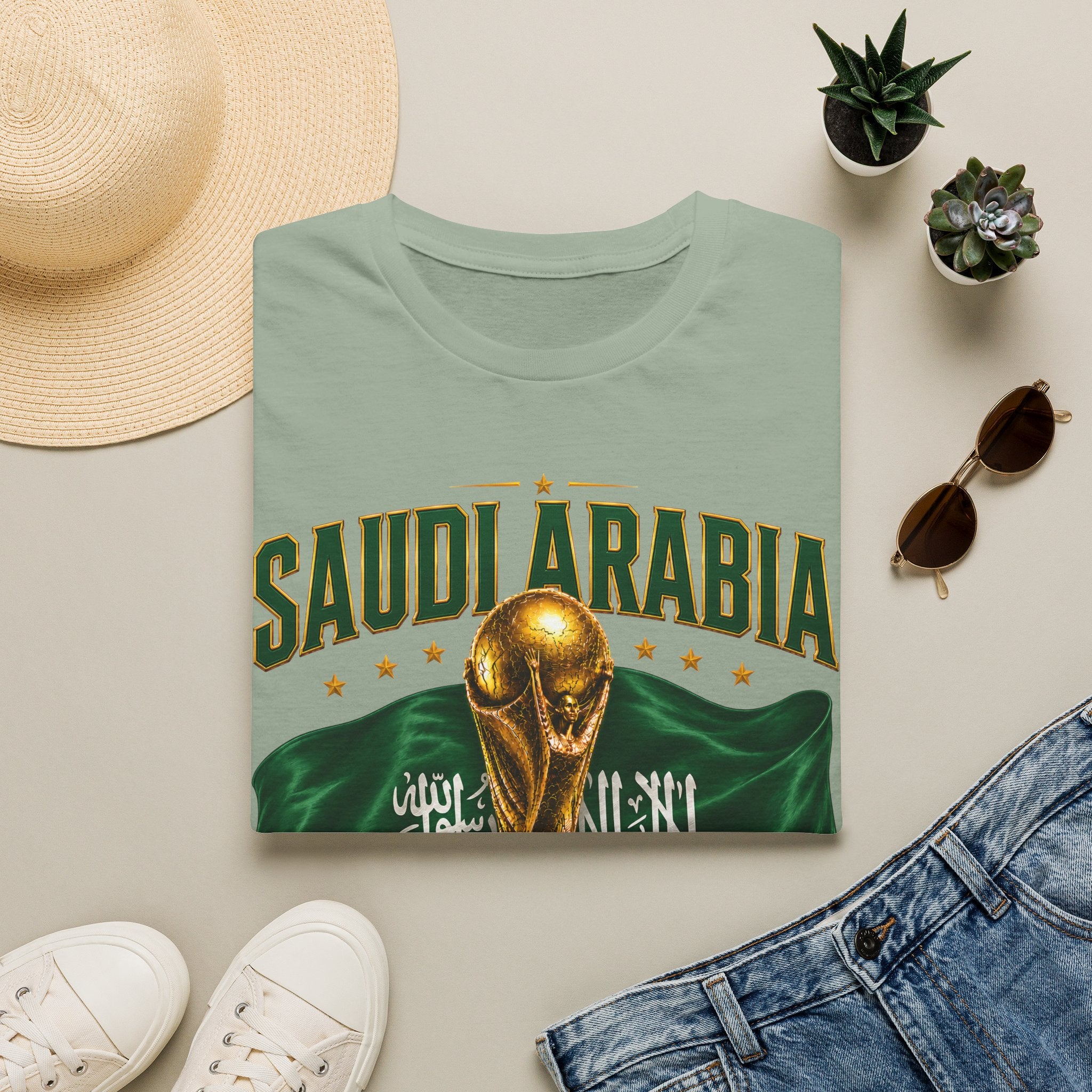 Saudi Arabia 2026 World Cup T-Shirt – Soccer Champion Trophy Design