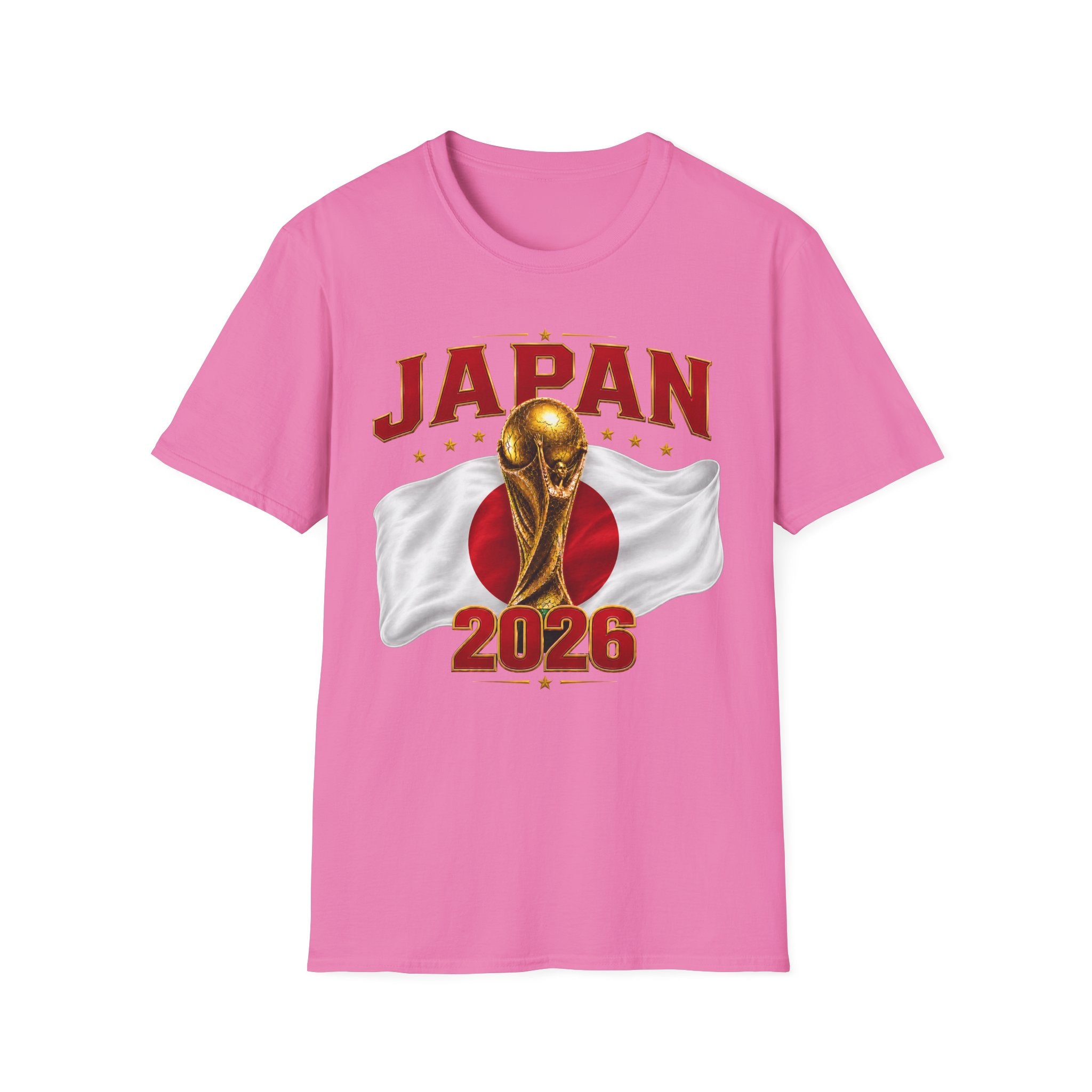 Japan 2026 World Cup T-Shirt — Golden Trophy Soccer Fan Tee