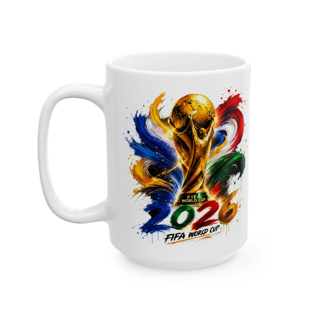 World Cup FIFA 2026 Ceramic Mug — Colorful 11oz & 15oz Coffee Cup