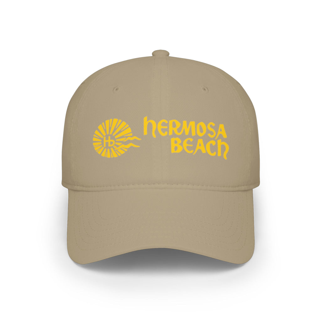 Hermosa Beach California / Low Profile Baseball Cap