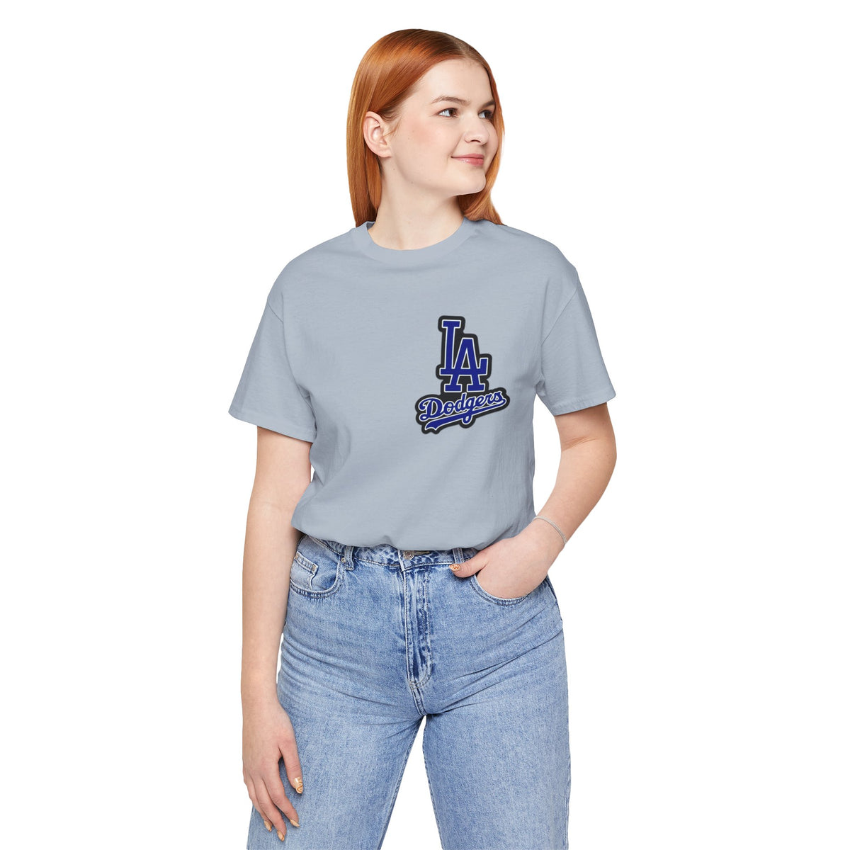 Los Angeles (Front and Back Printing) Mens Womans Jersey Short Sleeve Tee