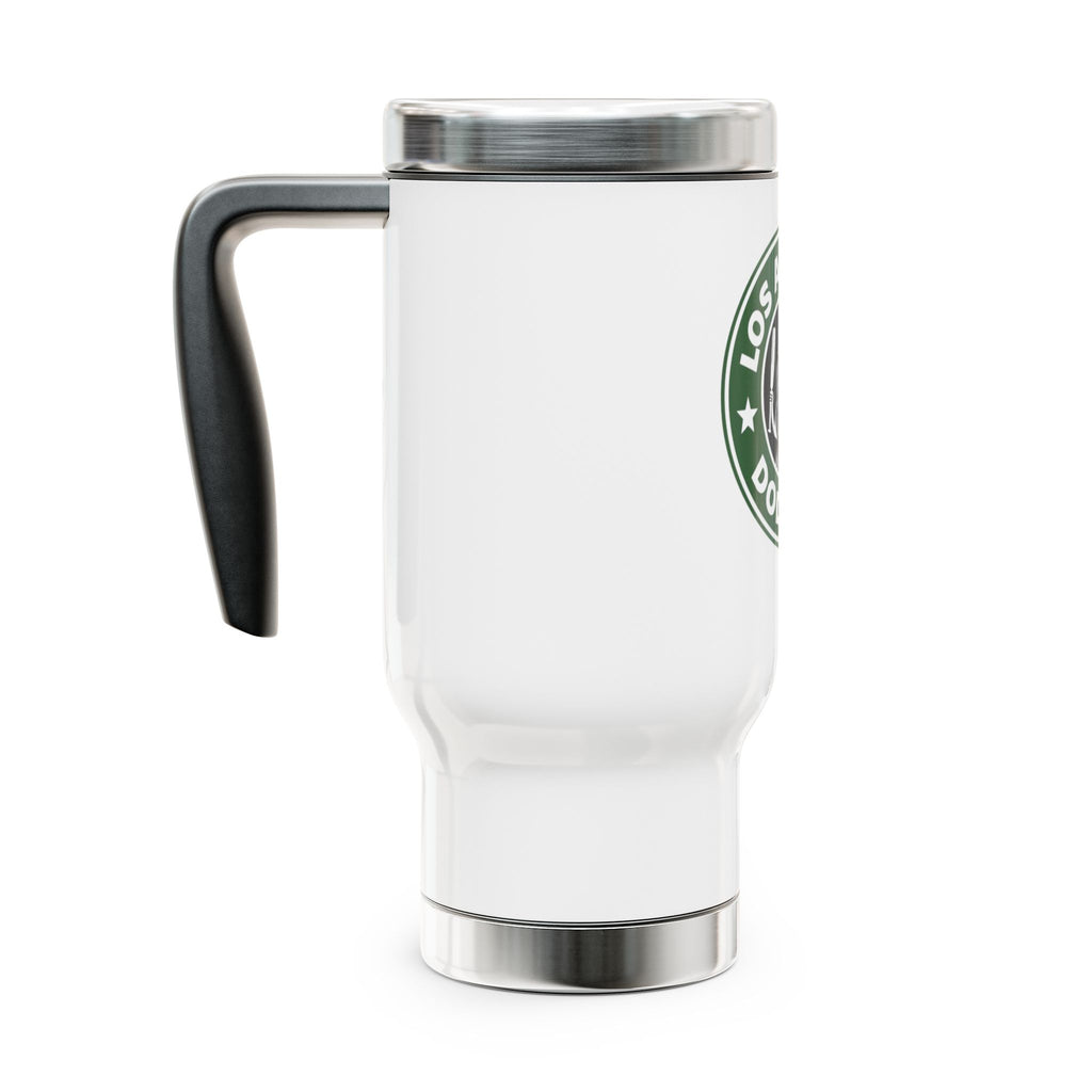 Los Angeles Baseball Stainless Steel Travel Mug with Handle, 14oz