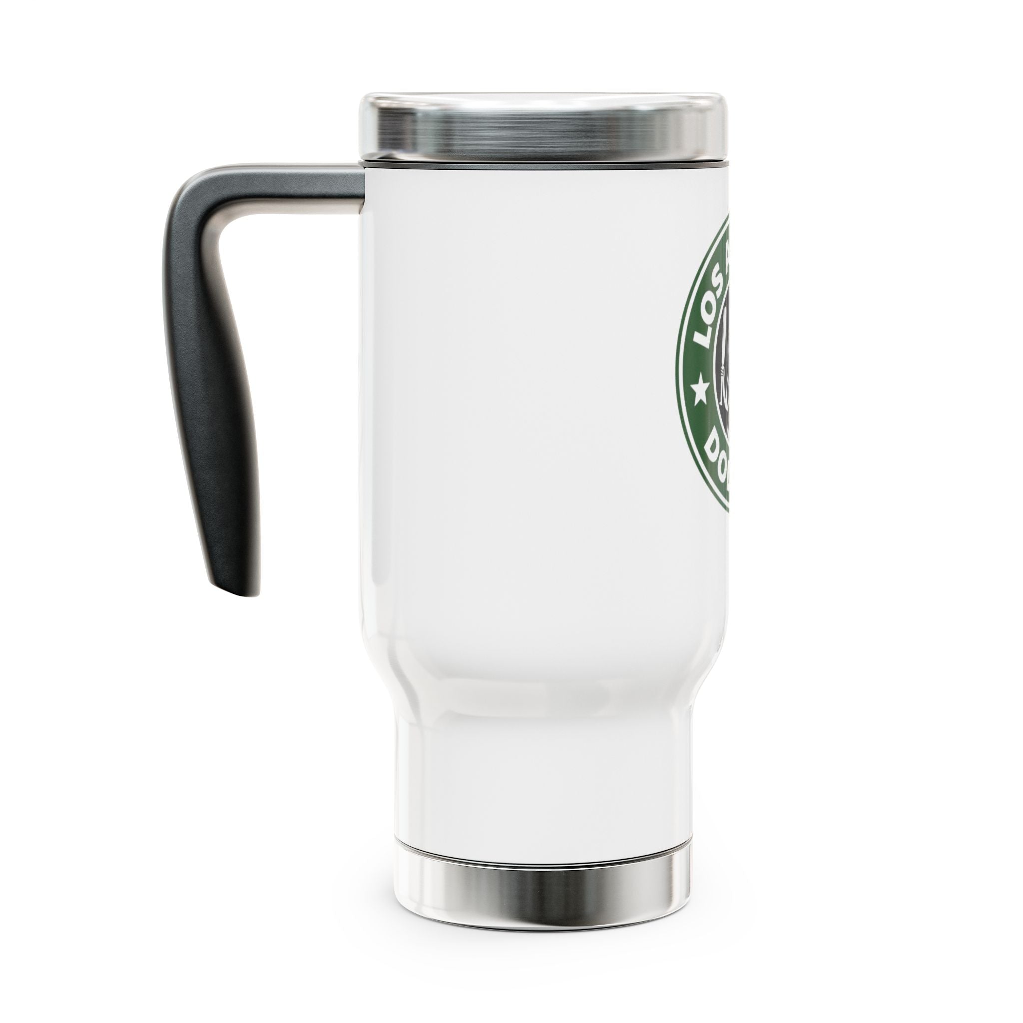 Los Angeles Baseball Stainless Steel Travel Mug with Handle, 14oz