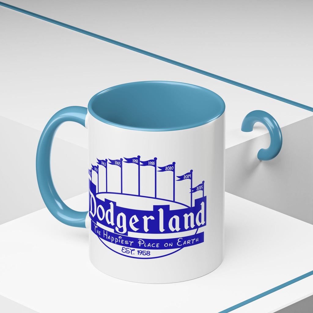 DodgerLAnd Logo Mug | Accent Coffee Mug 11oz or 15oz
