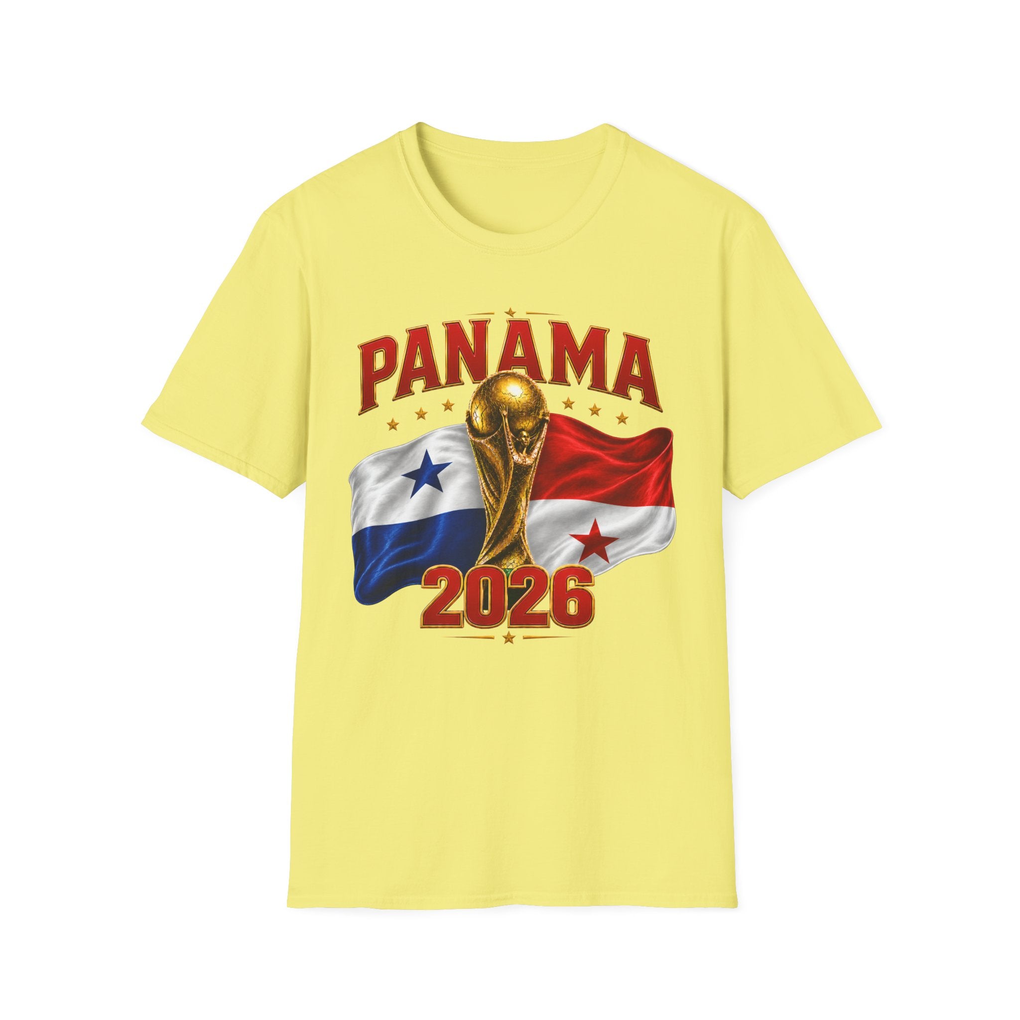 Panama 2026 World Cup T-Shirt — Panama Flag & Trophy Soccer Tee