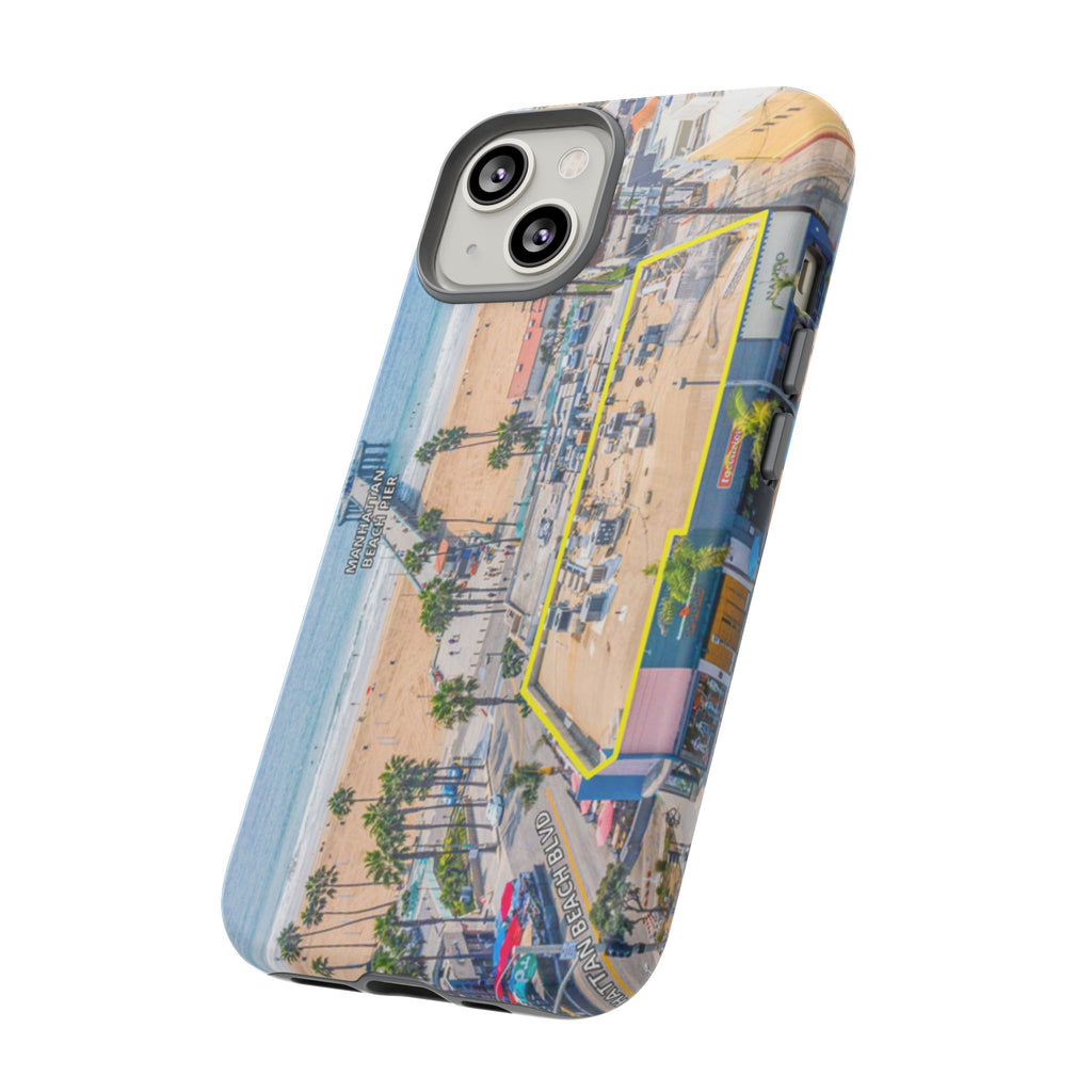 Phone Cases, Manhattan Beach California iPhone Samsung Google Tough Cases, Beach Lovers Gifts, Coastal Accessories, Ocean Phone Covers,