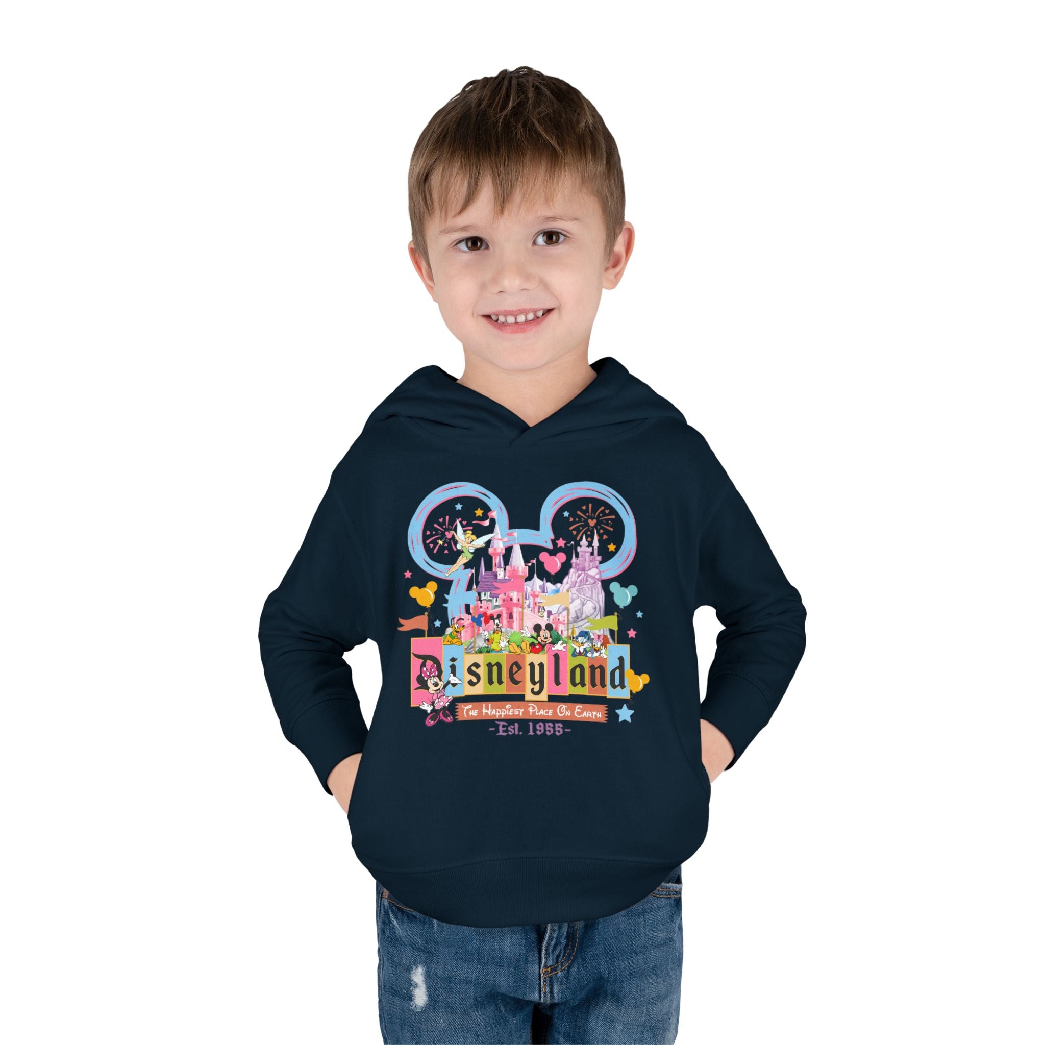 Disneyland Way Back Machine Castle Mickeee Ears Hoodie | Toddler Pullover