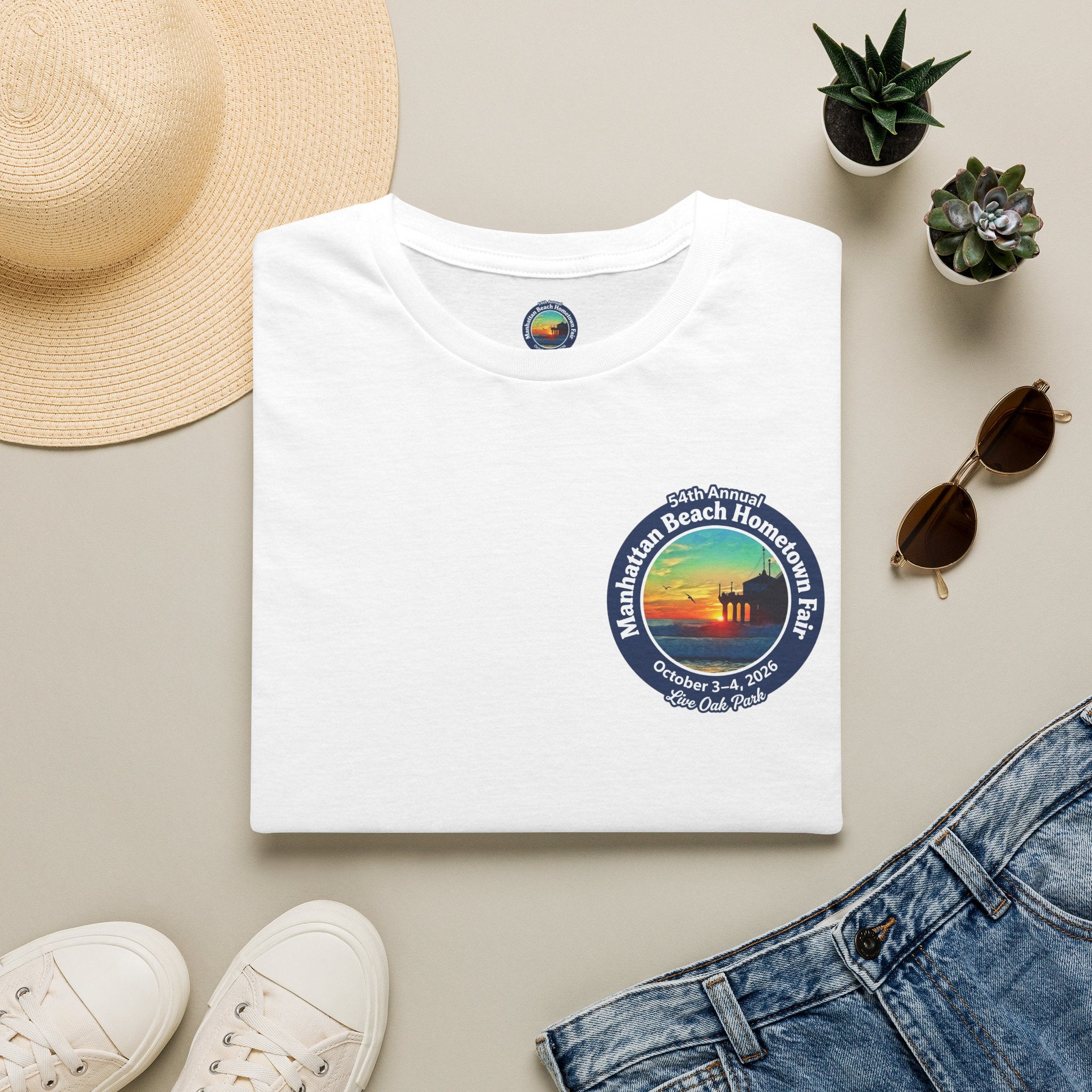 Manhattan Beach Hometown Fair Sunset T-Shirt 2026