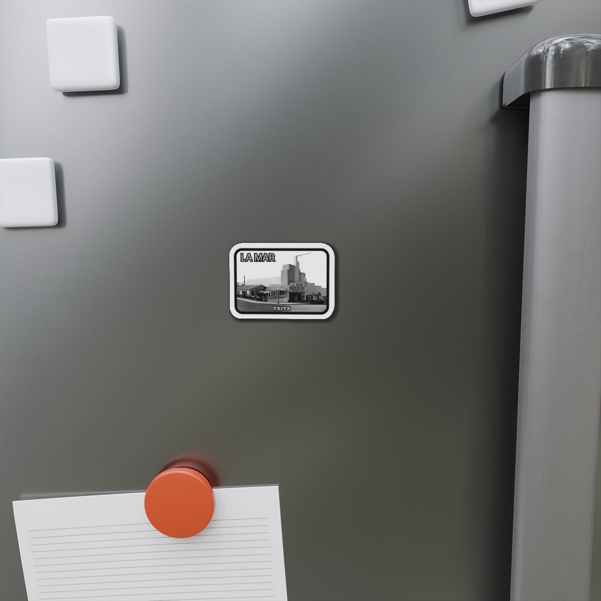 La Mar Theater retro photo Magnet | Die-Cut Refrigerator Magnet