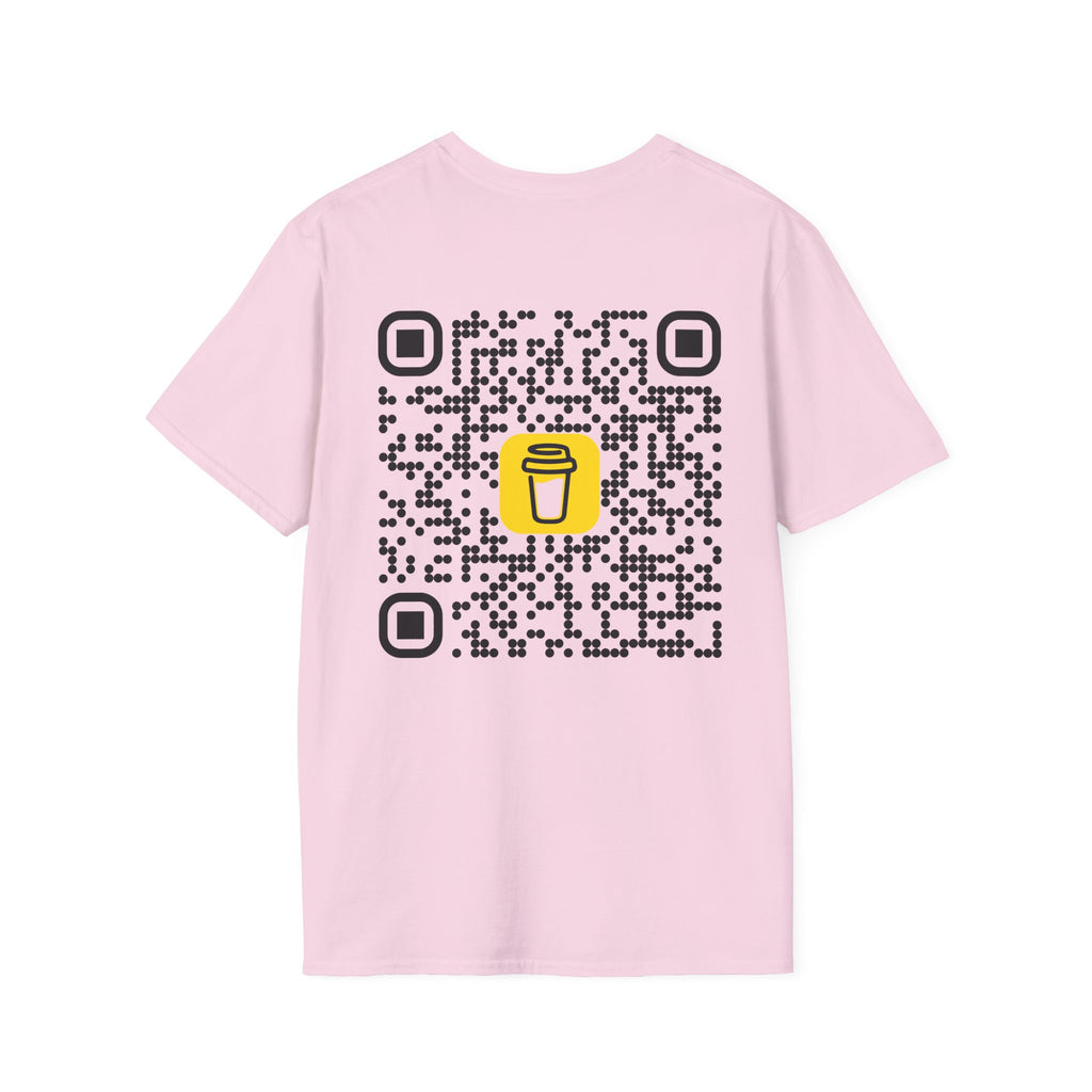 QR Code Coffee Tee — Scan-to-Order Coffee Shop T-Shirt