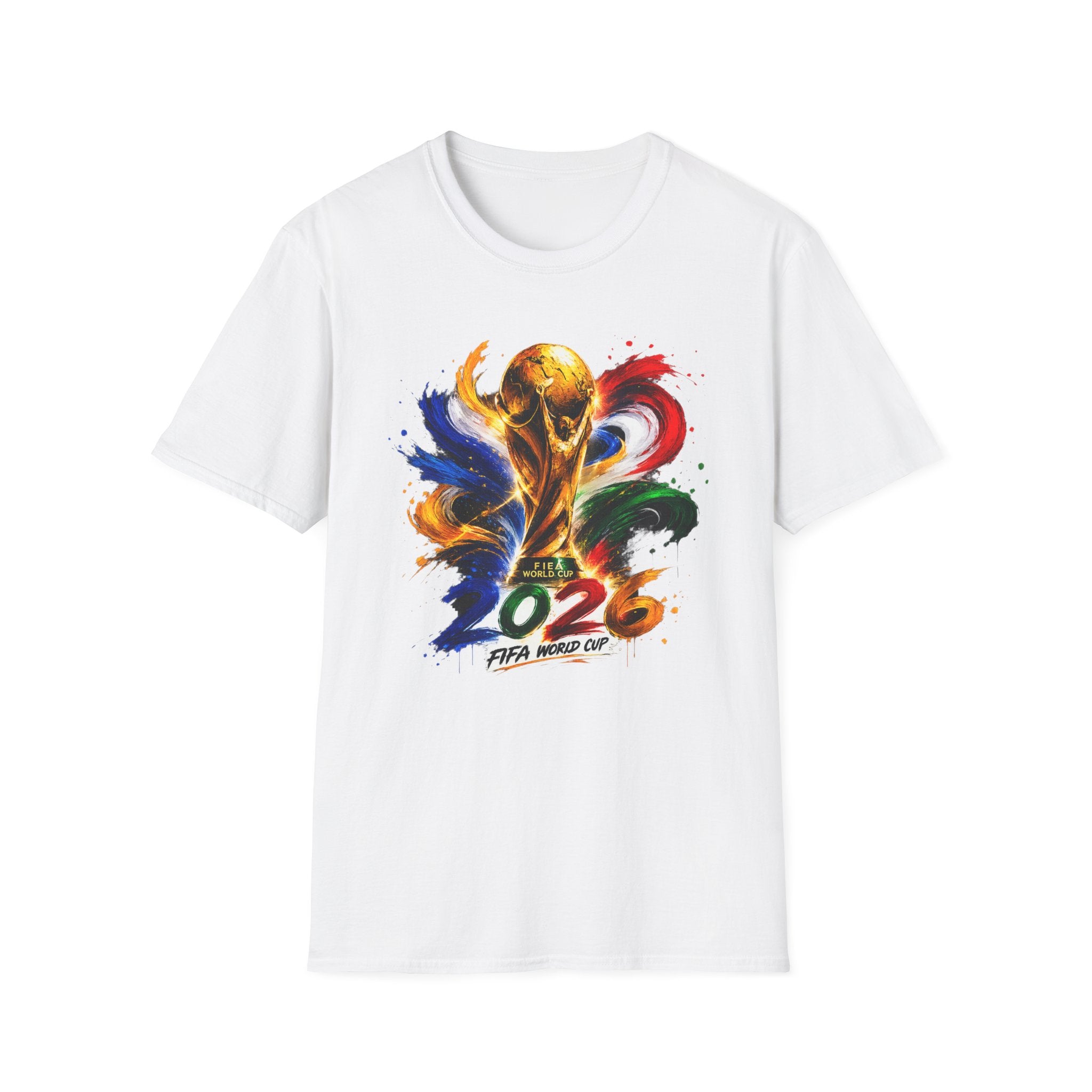 World Cup 2026 T-Shirt — Colorful FIFA Trophy Graphic