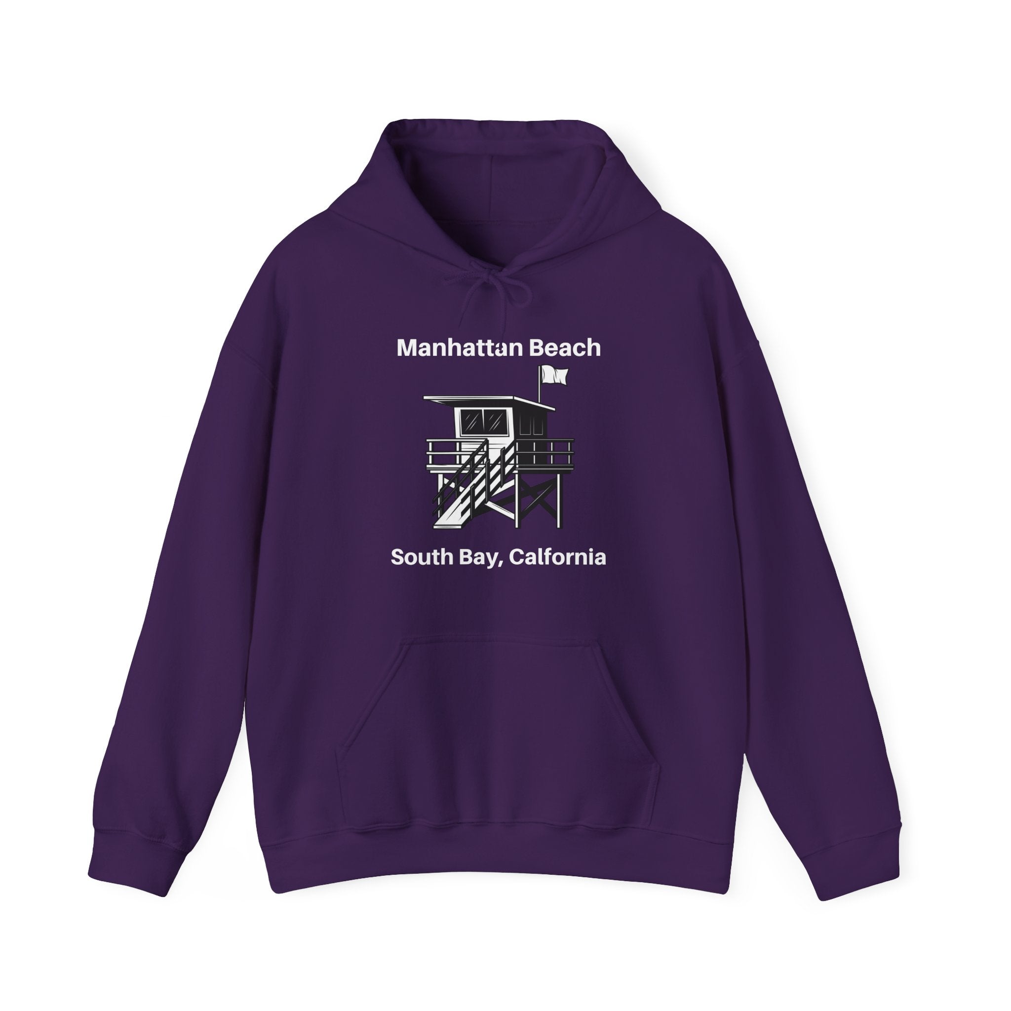 Manhattan Beach South Bay California Unisex Heavy Blend™ Hooded Sweatshirt