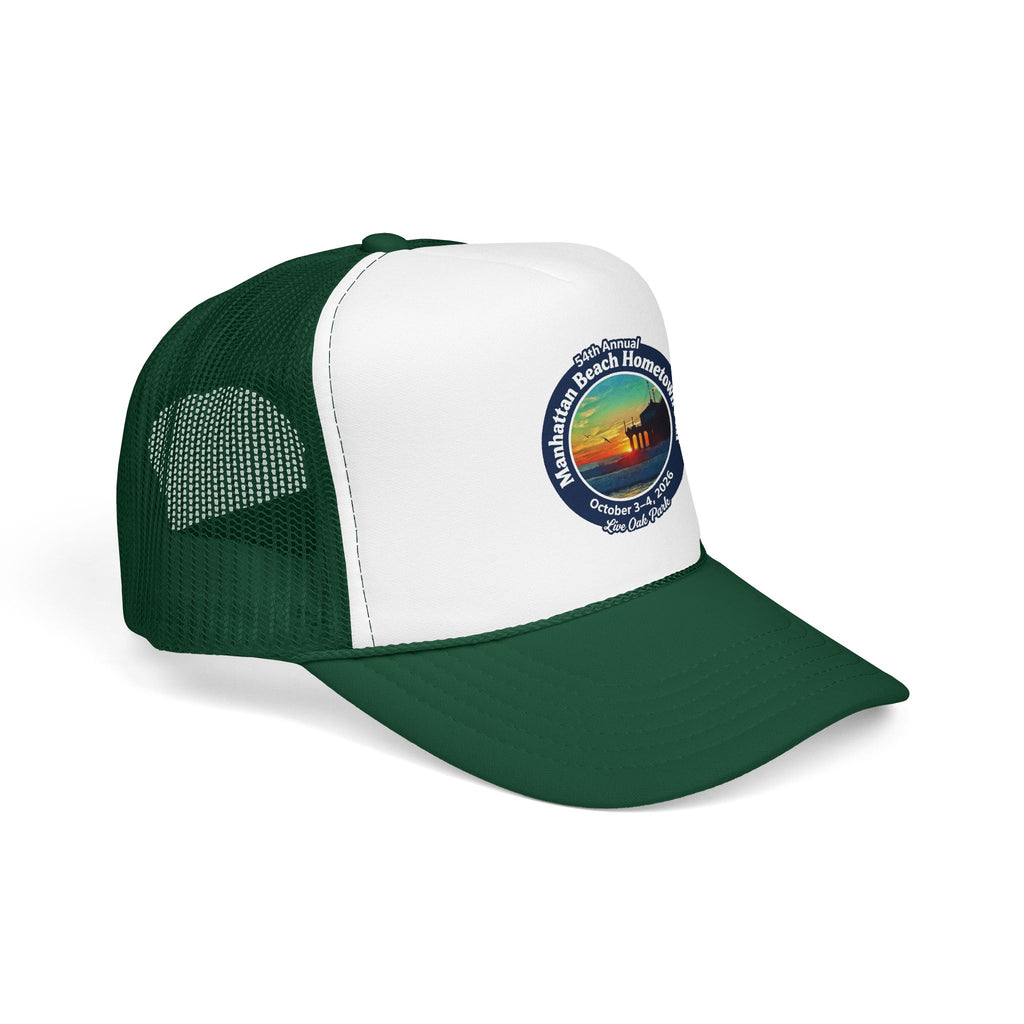 Trucker Hat — Manhattan Beach Hometown Fair Sunset Logo