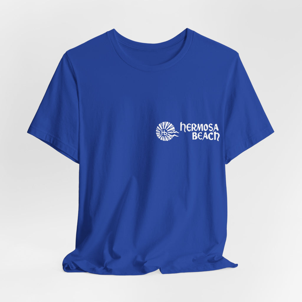 Hermosa Beach Tee — Colorful Front/Back Print Jersey T-Shirt
