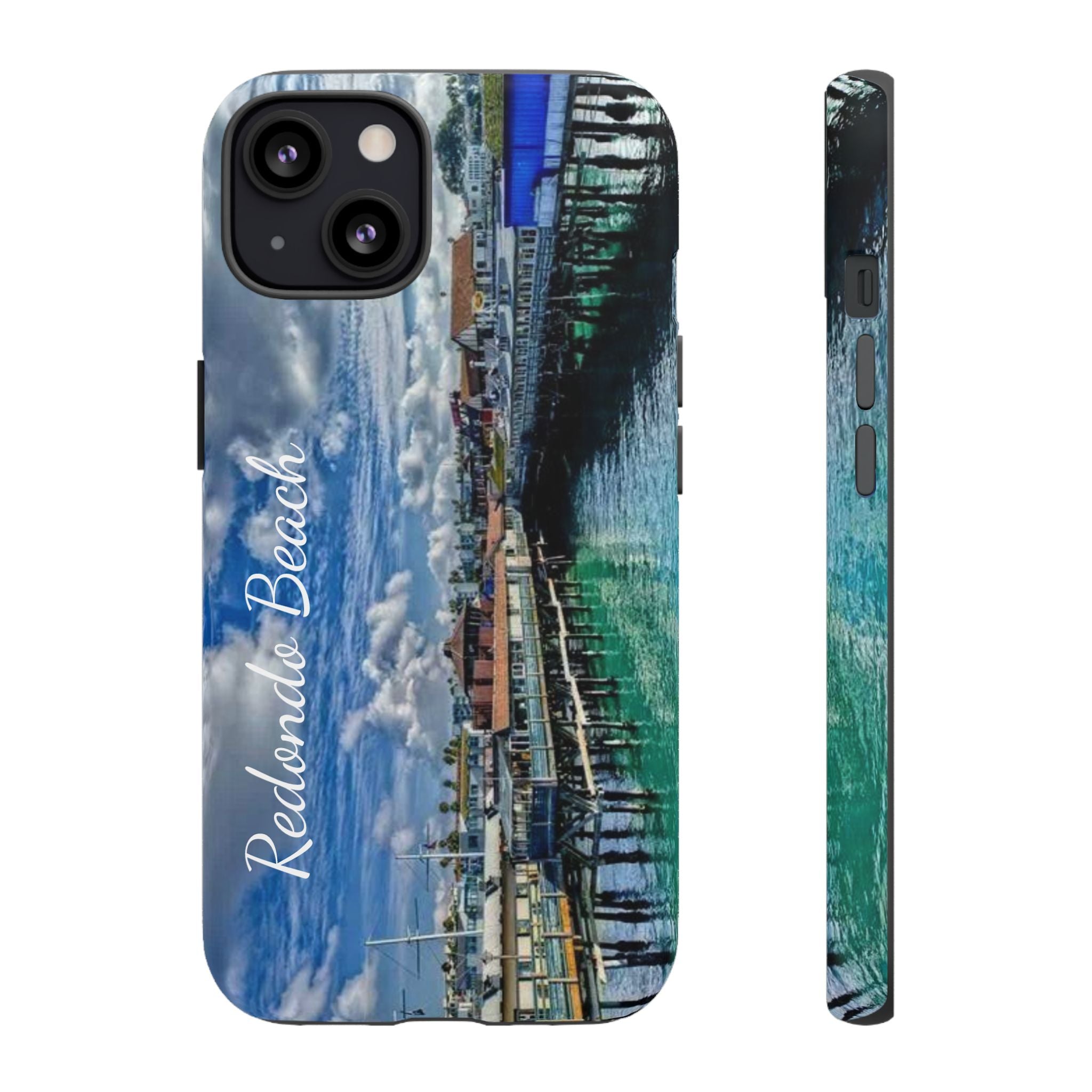Phone Cases, Redondo Beach California King Harbor Design, Protective Covers, iPhone Accessories, Samsung Accessories, Gift for Travelers