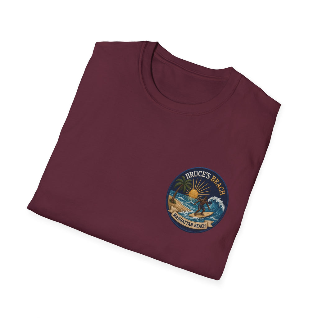 Bruce's Beach Manhattan Beach Surf Patch T-Shirt