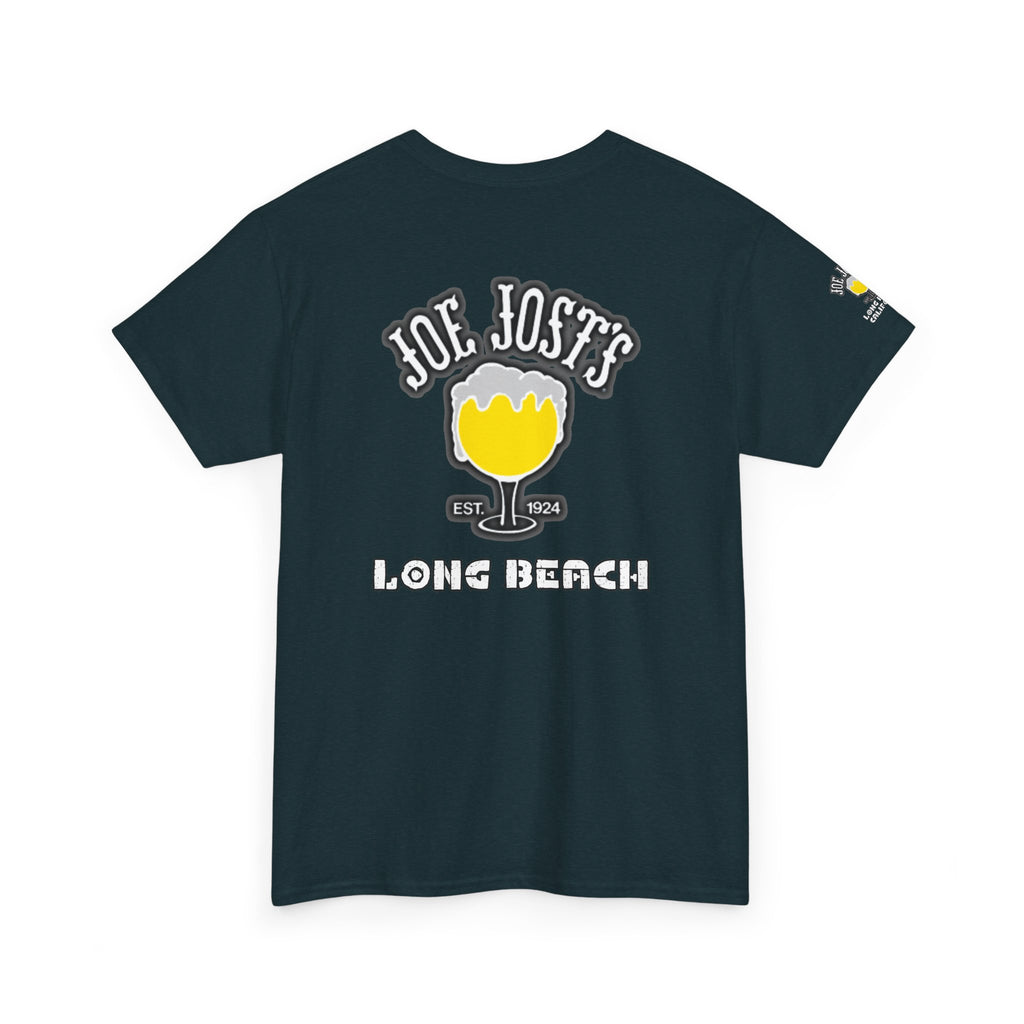 Joe Josts Long Beach California Men's and Woman's Heavy Cotton Tee - Printed 4 Areas