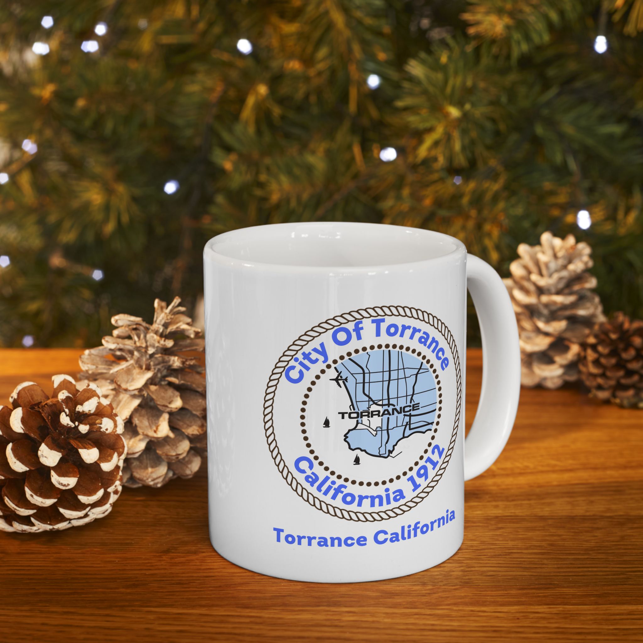 Torrance California Ceramic Mug — 11oz & 15oz