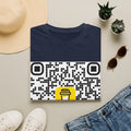 QR Code Coffee Cup T‑Shirt — Scan-to-Order Cafe Tee