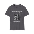 Marine Street Lifeguard Station Manhattan Beach  Mens and Womans Softstyle T-Shirt