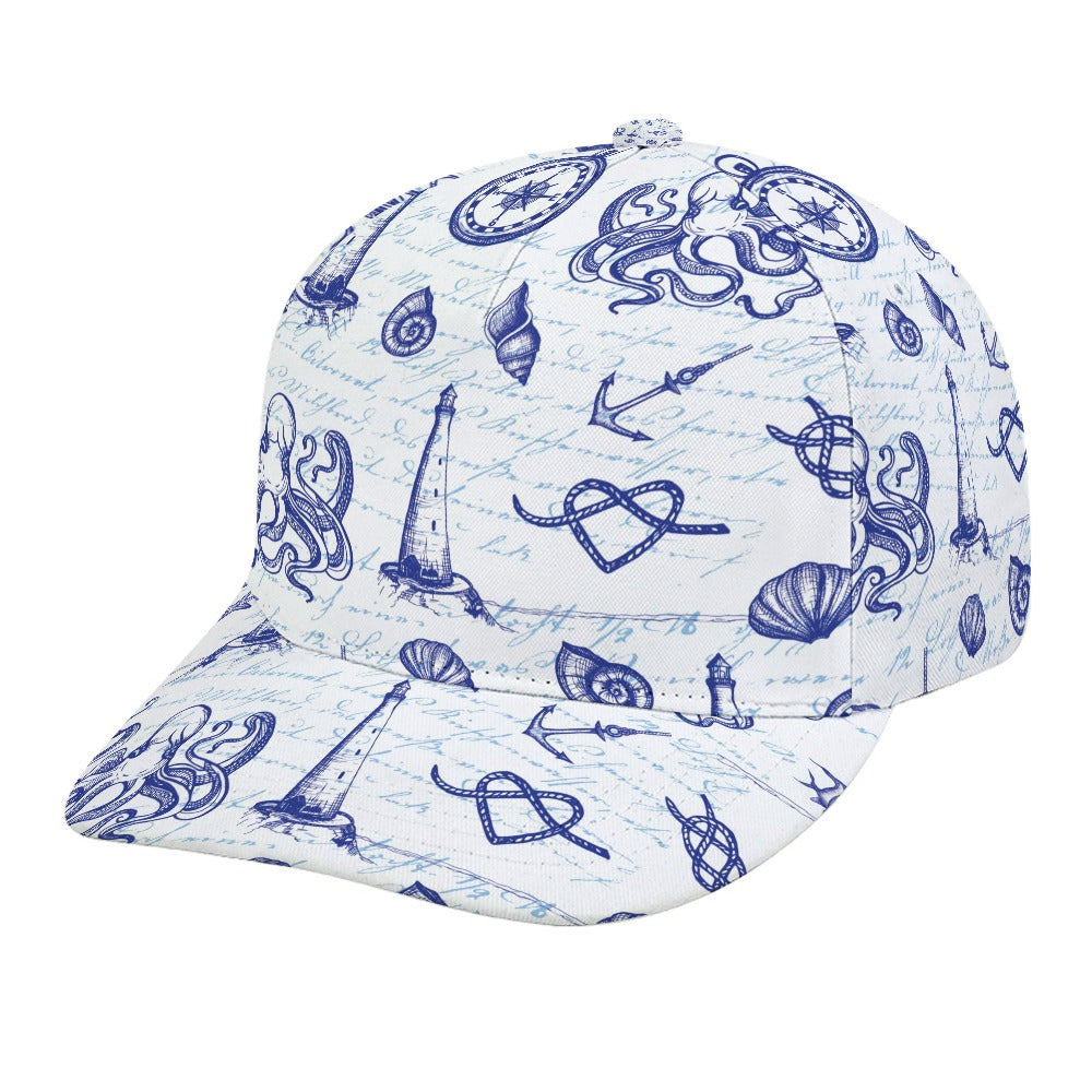 Nautical Ocean Baseball Cap Free Shipping